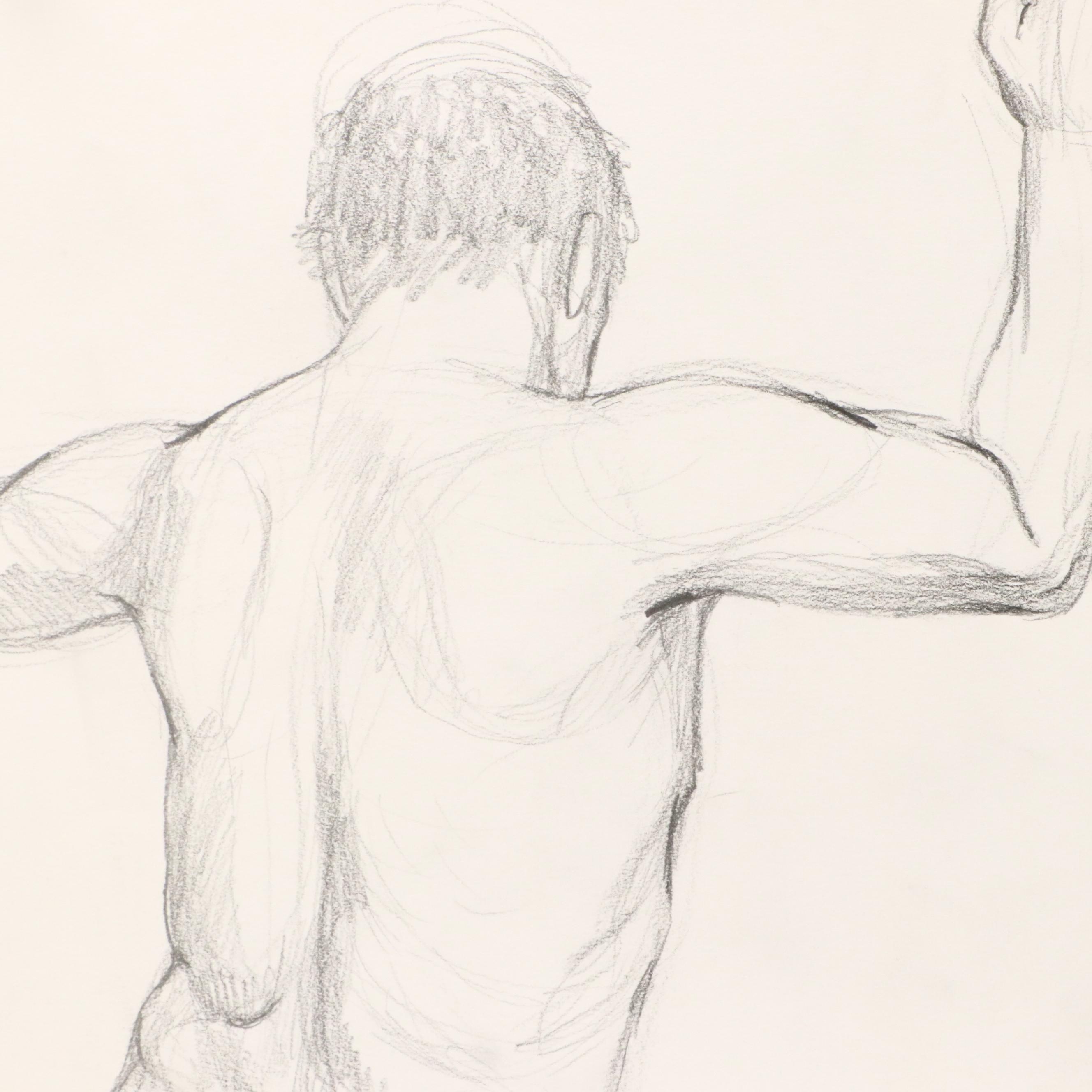 Ben Farrell Graphite Drawings of Figure Studies, 2010s