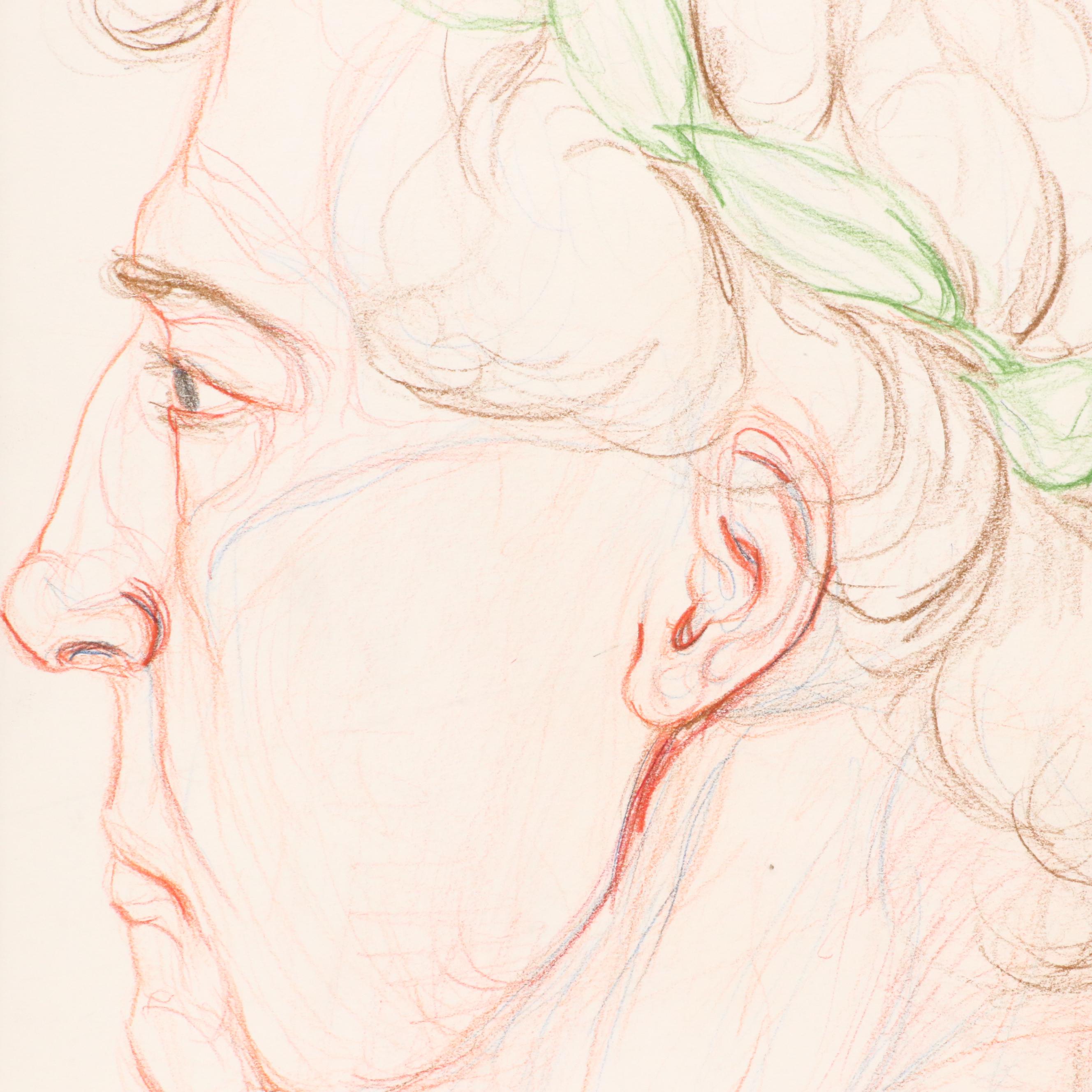 Ben Farrell Graphite Drawings of Figure Studies, 2010s