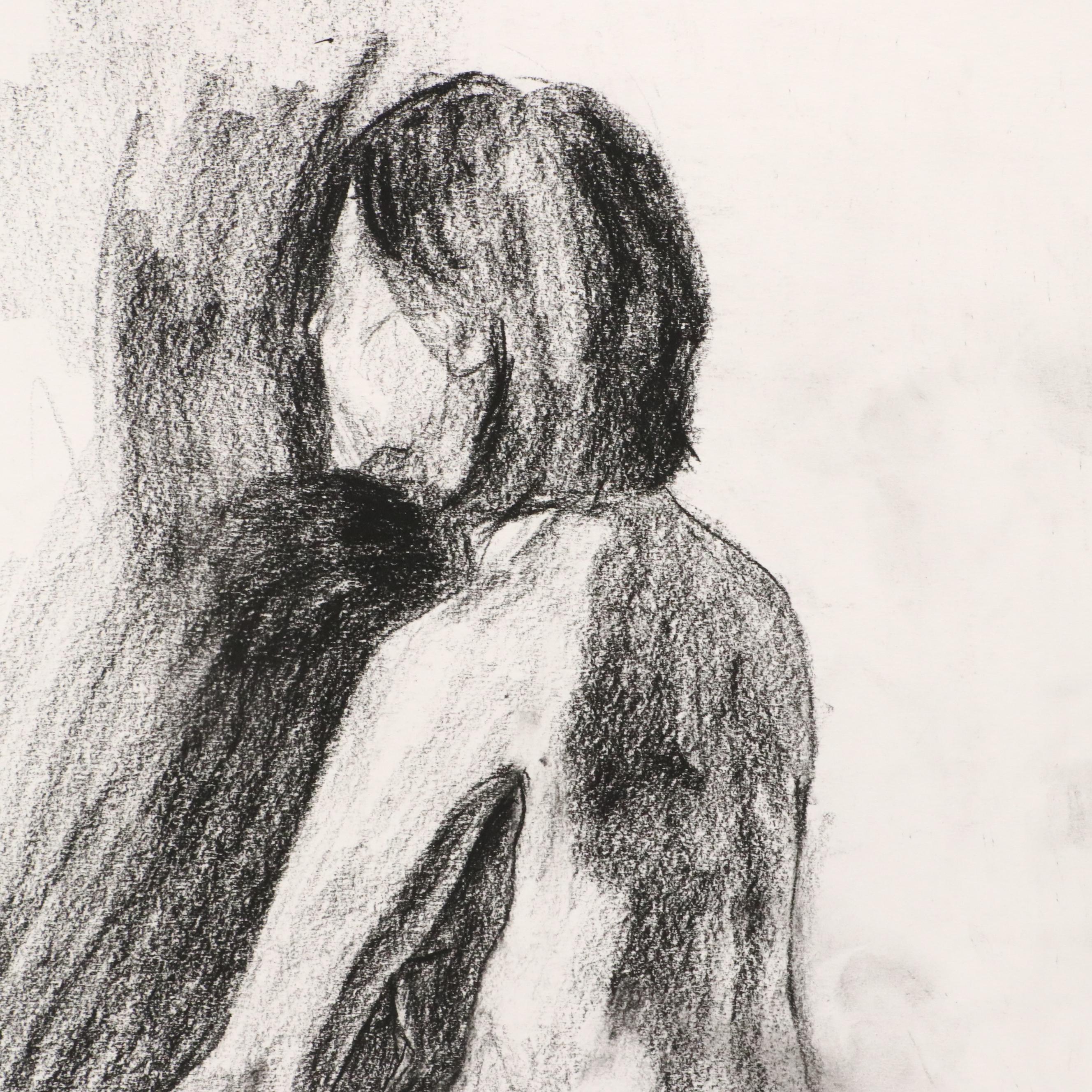 Ben Farrell Graphite Drawings of Figure Studies, 2010s