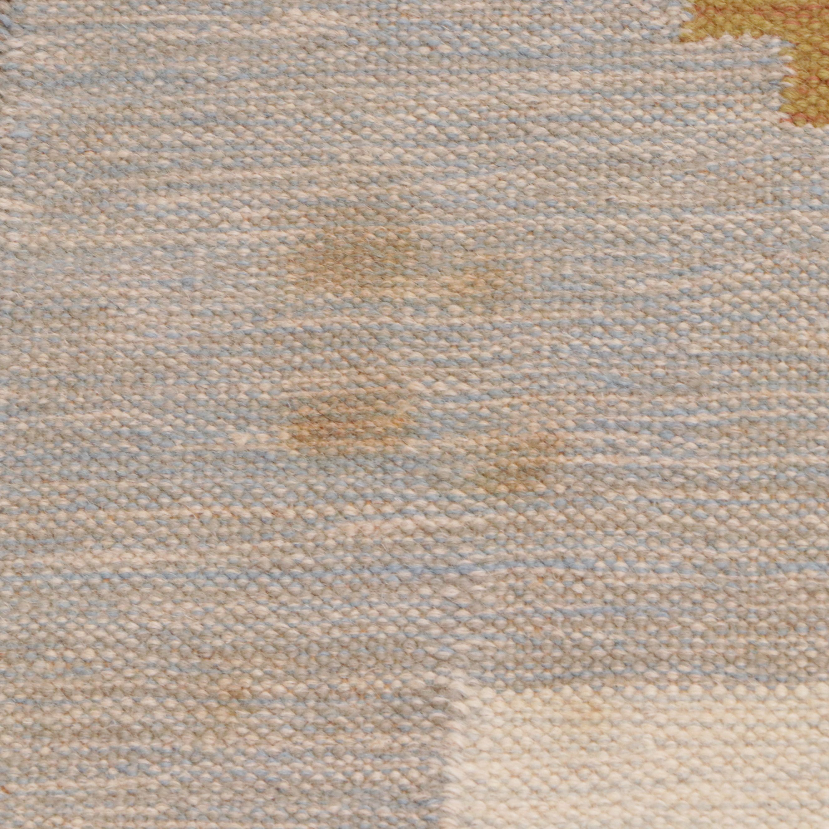 7'11 x 9'11 Handwoven Indian Dhurrie Area Rug