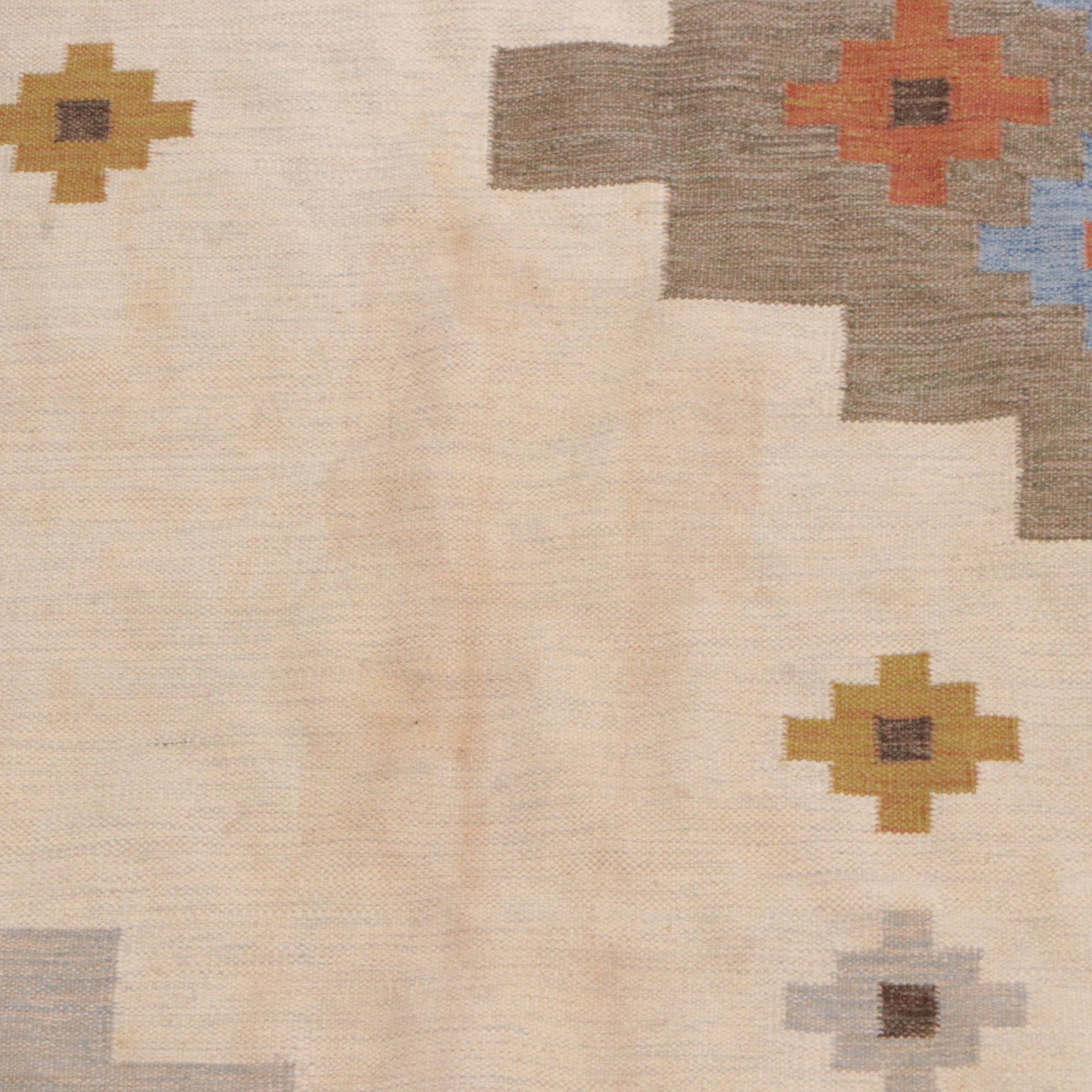 7'11 x 9'11 Handwoven Indian Dhurrie Area Rug