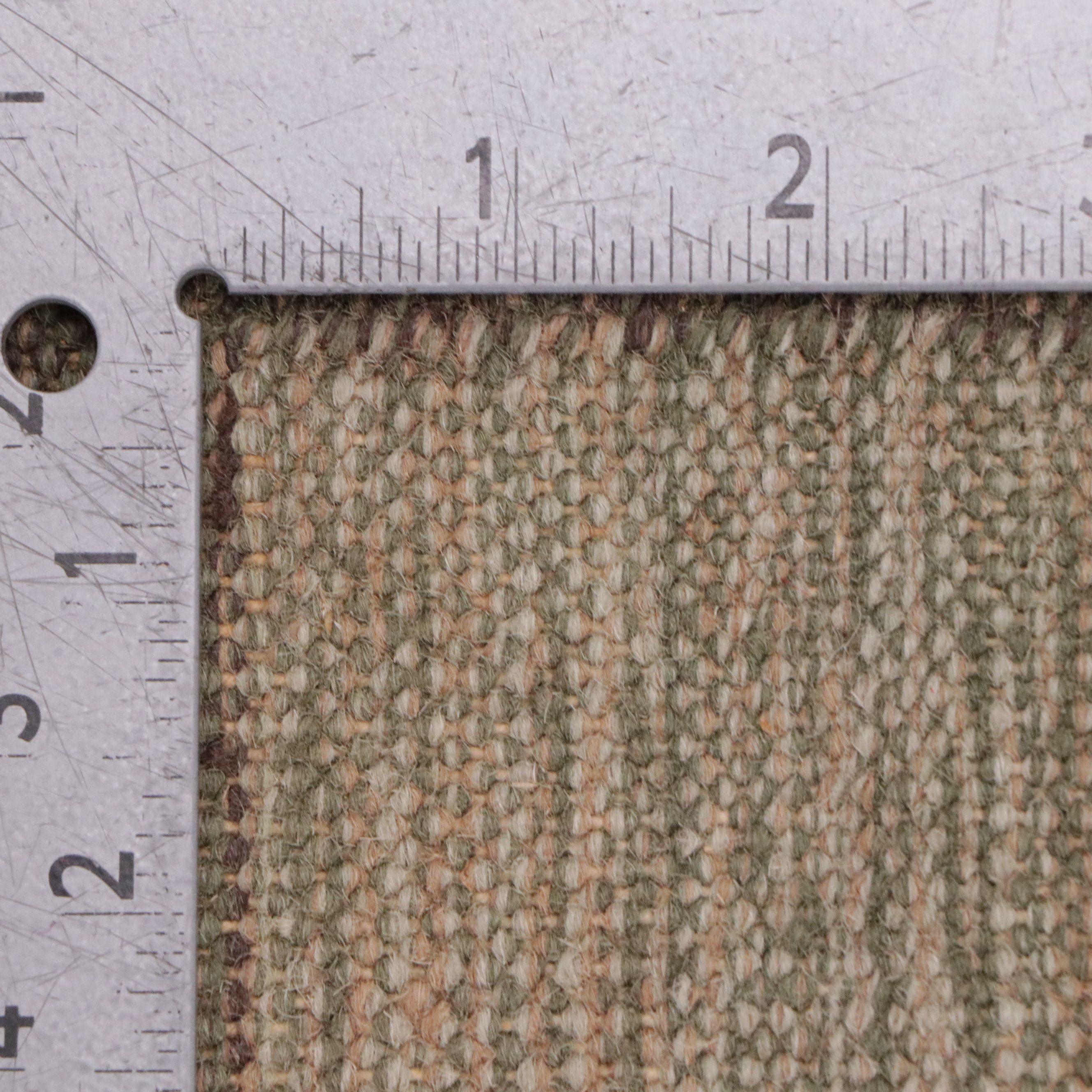 7'11 x 9'11 Handwoven Indian Dhurrie Area Rug