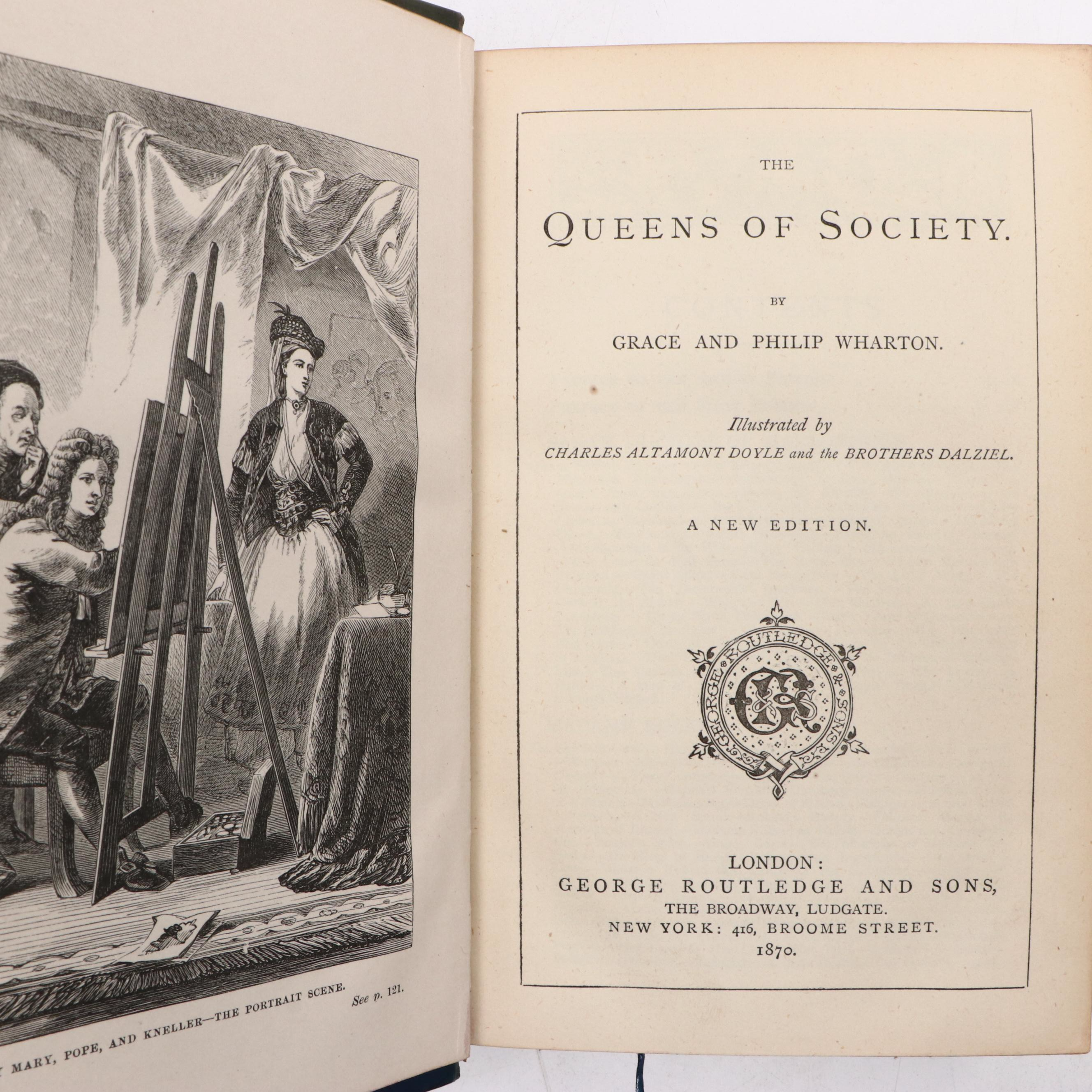 "The Queens of Society" and "Wits of Society" by Grace and Philip Wharton, 1870s