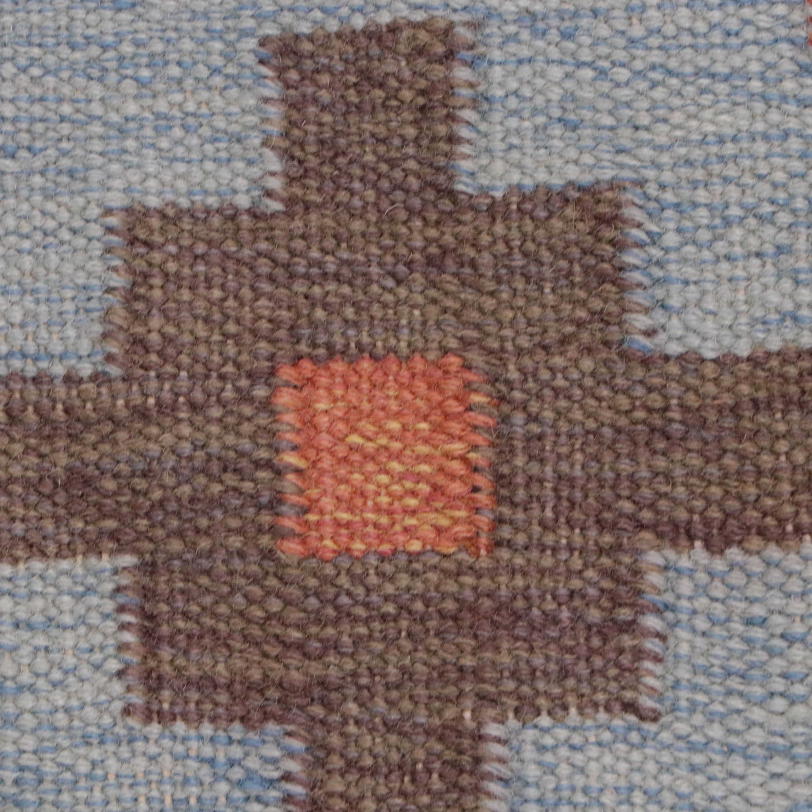 8'3 x 9'11 Handwoven Indian Dhurrie Area Rug