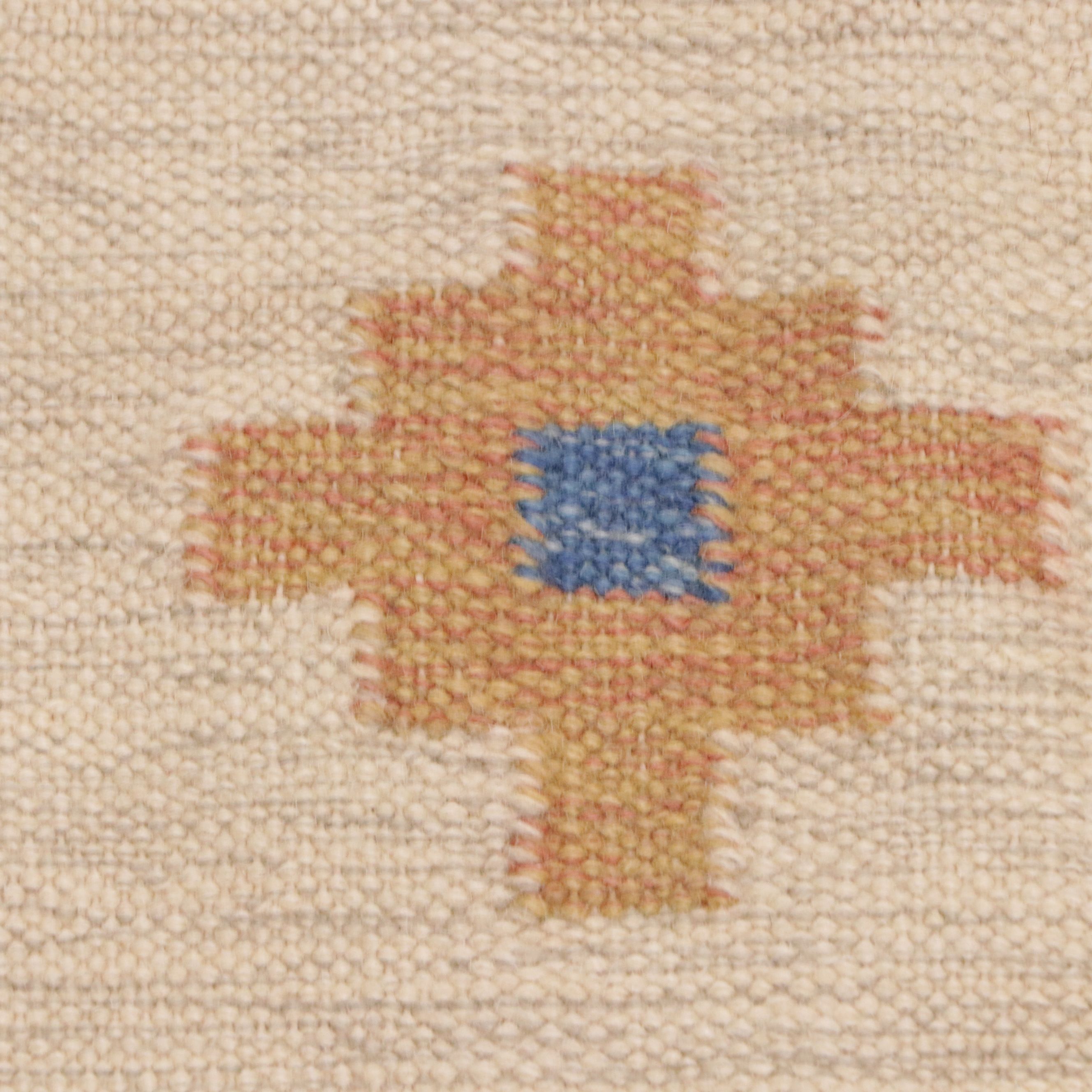 8'3 x 9'11 Handwoven Indian Dhurrie Area Rug