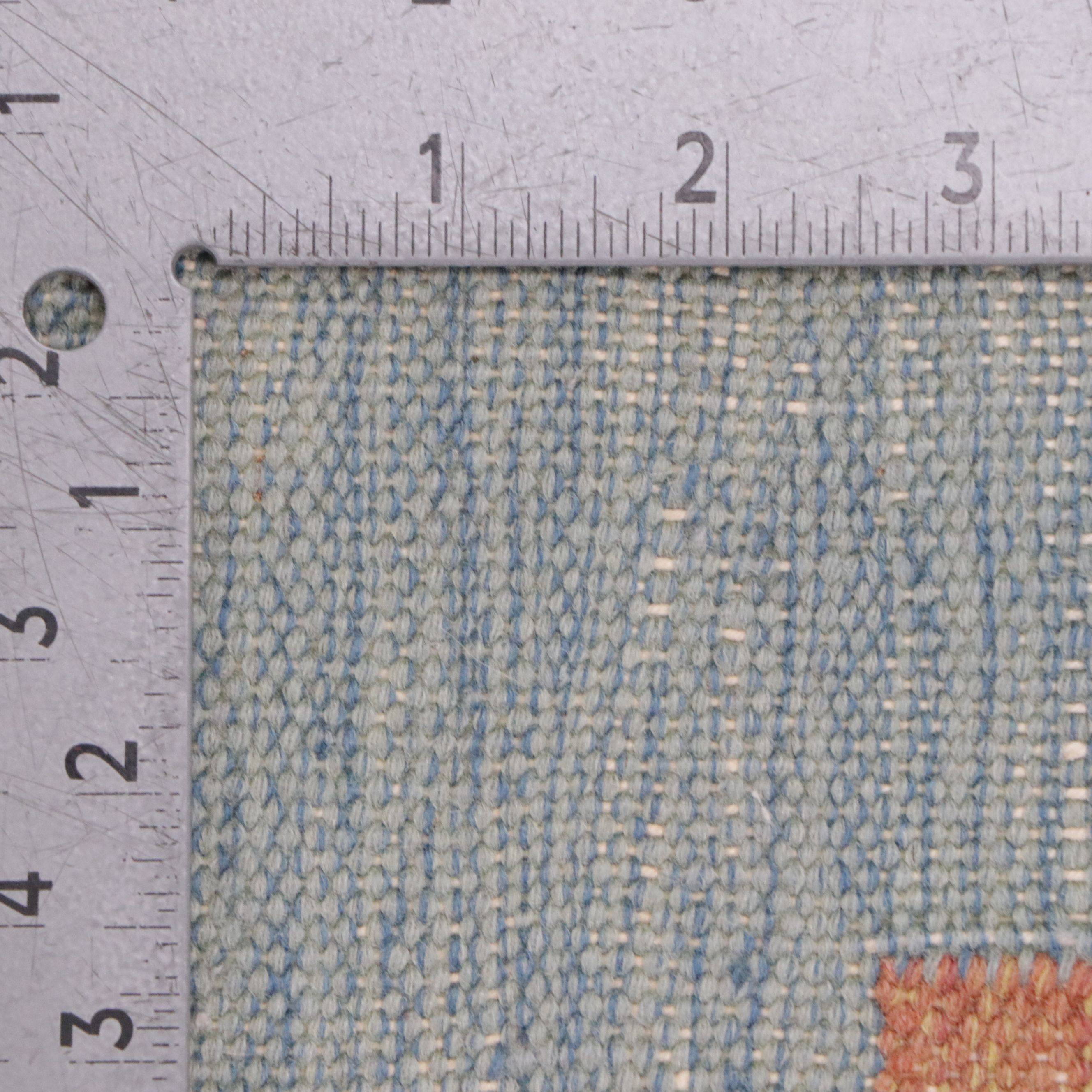 8'3 x 9'11 Handwoven Indian Dhurrie Area Rug