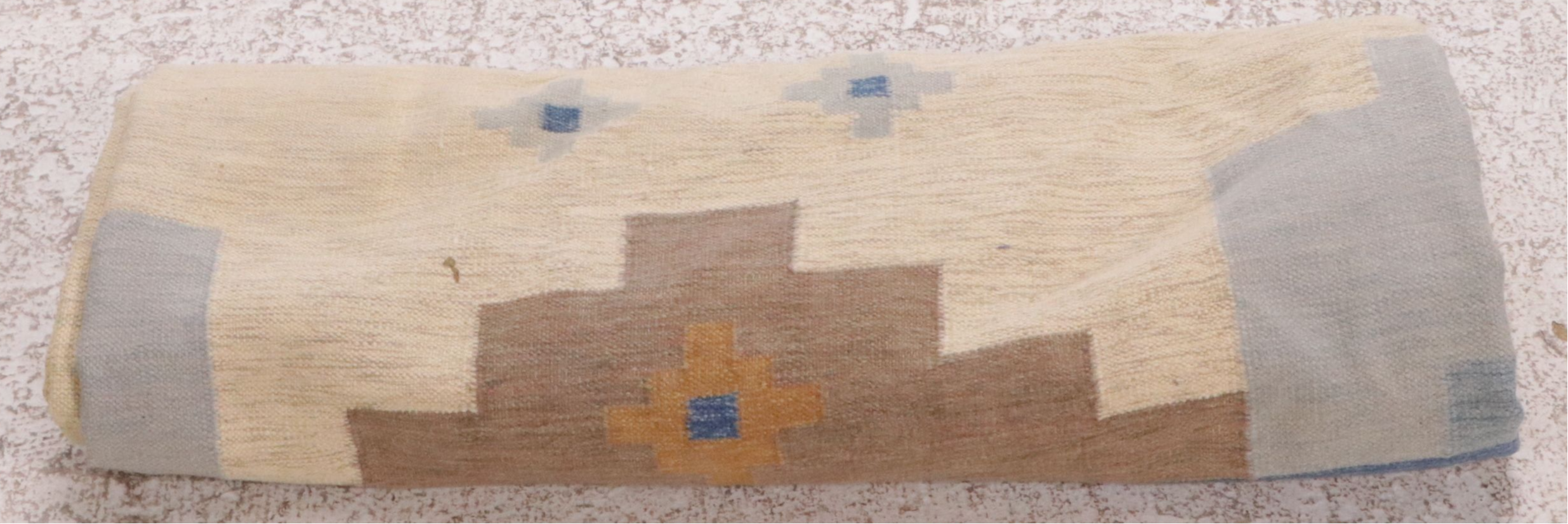 8'3 x 9'11 Handwoven Indian Dhurrie Area Rug