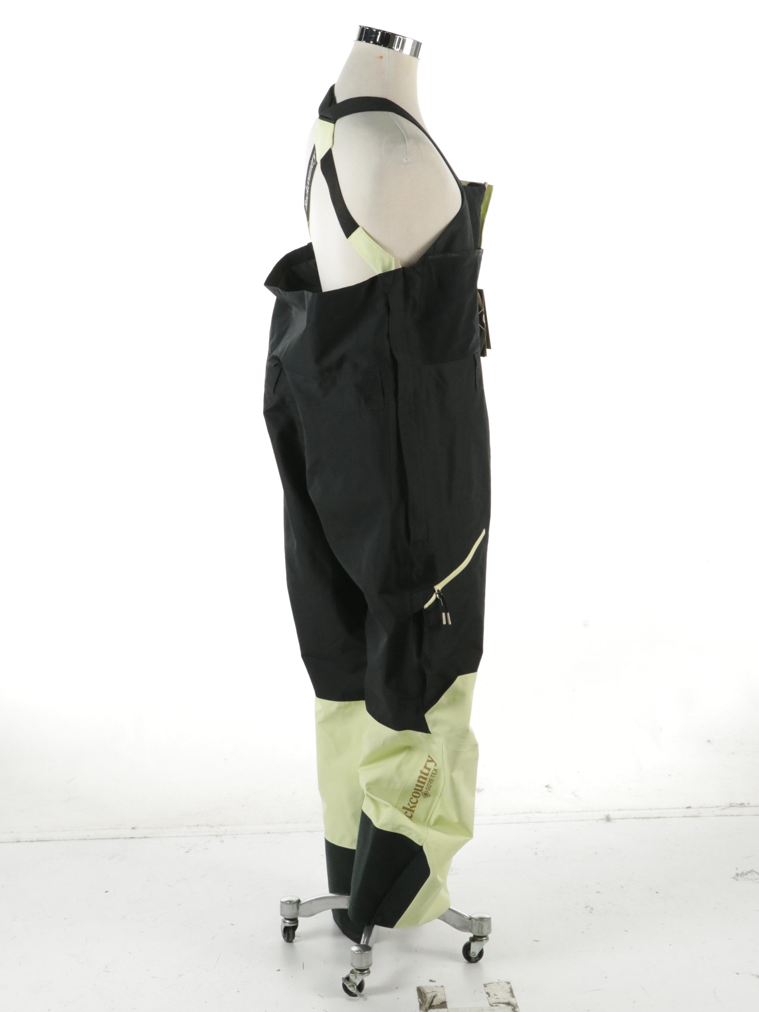 Men's Backcountry Cottonwoods "Luminary" Gore-Tex Shell Bib Pants, With Tags