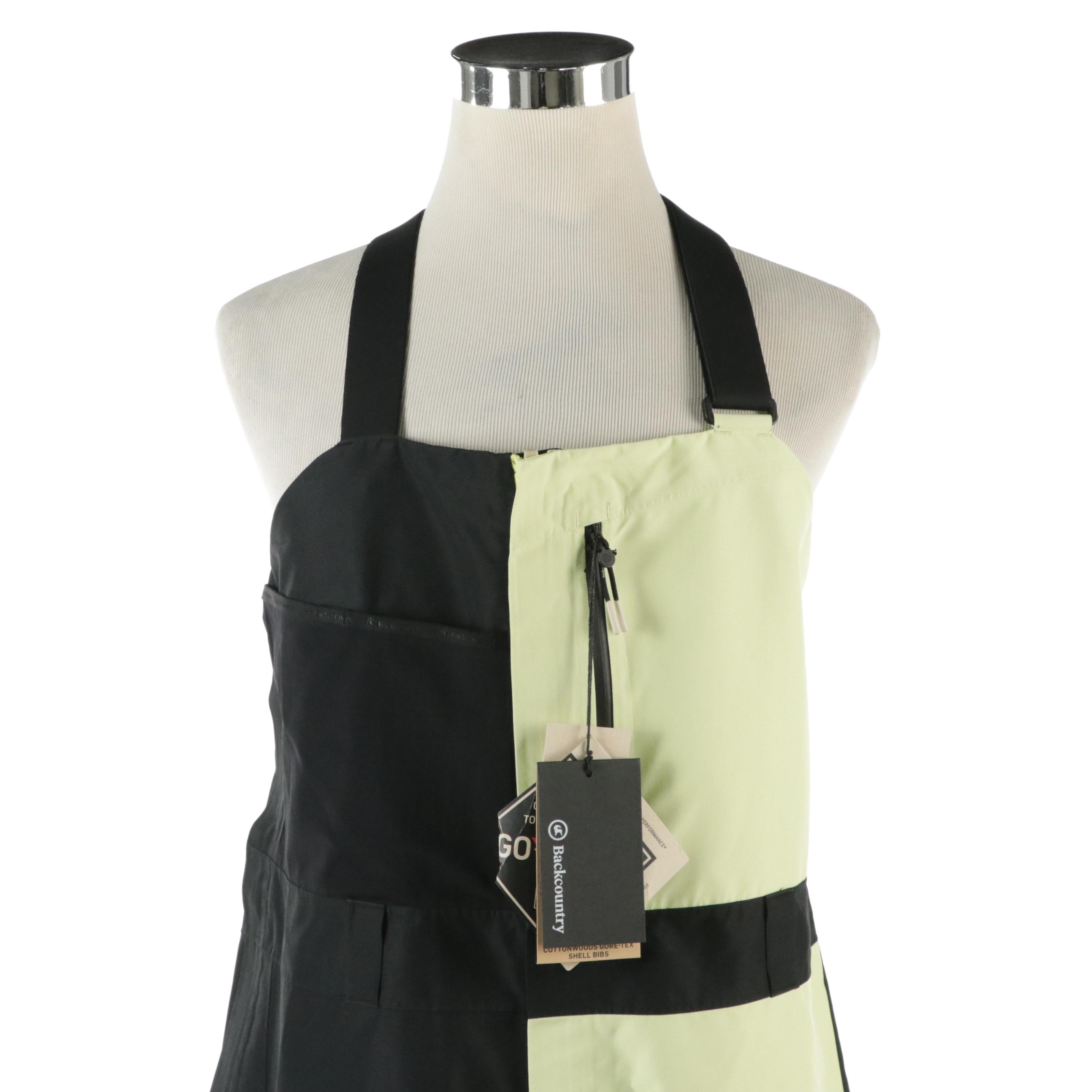 Men's Backcountry Cottonwoods "Luminary" Gore-Tex Shell Bib Pants, With Tags