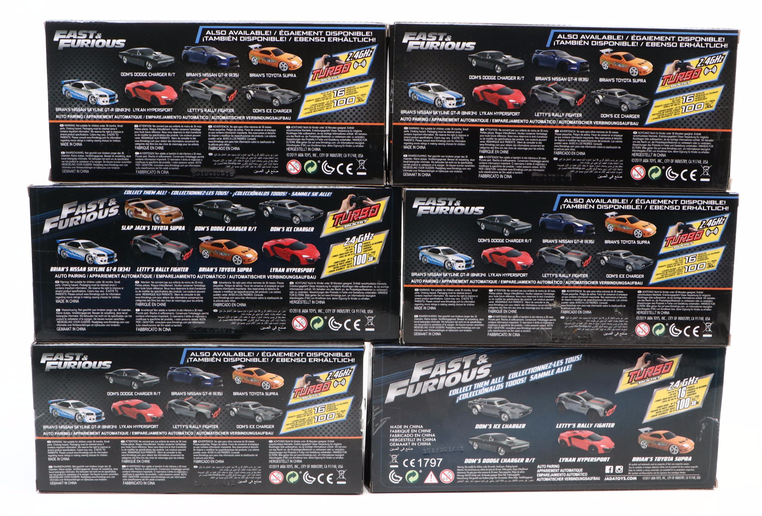 Jada Toys "Brian's Toyota Supra" and More Fast & Furious Diecast Vehicles