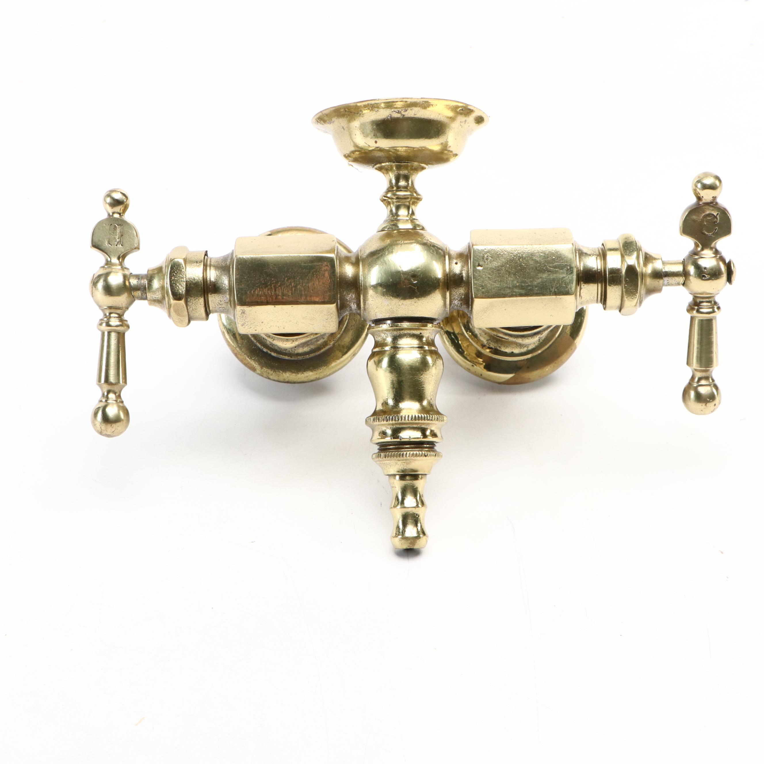 Victorian Brass Faucet, 19th Century