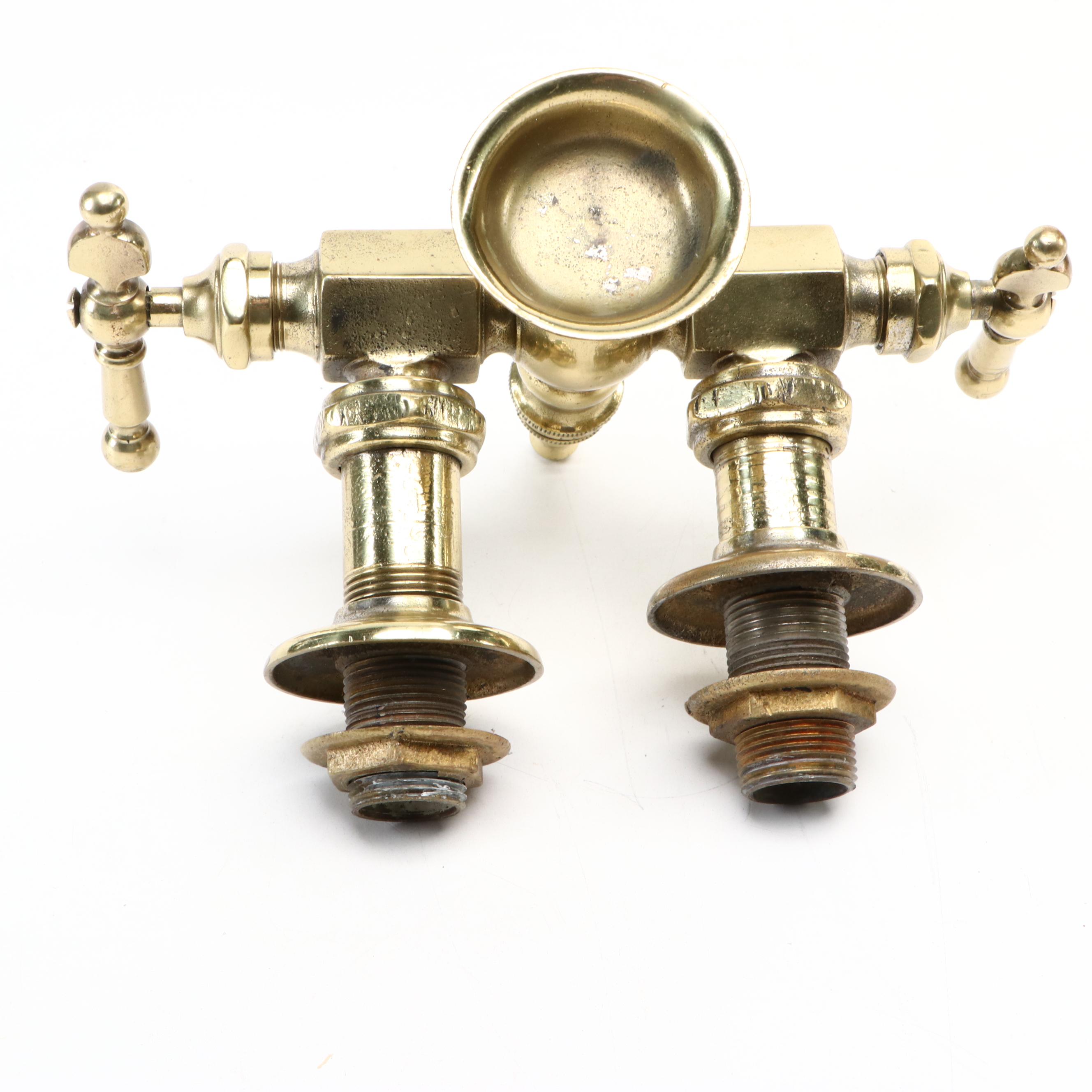 Victorian Brass Faucet, 19th Century