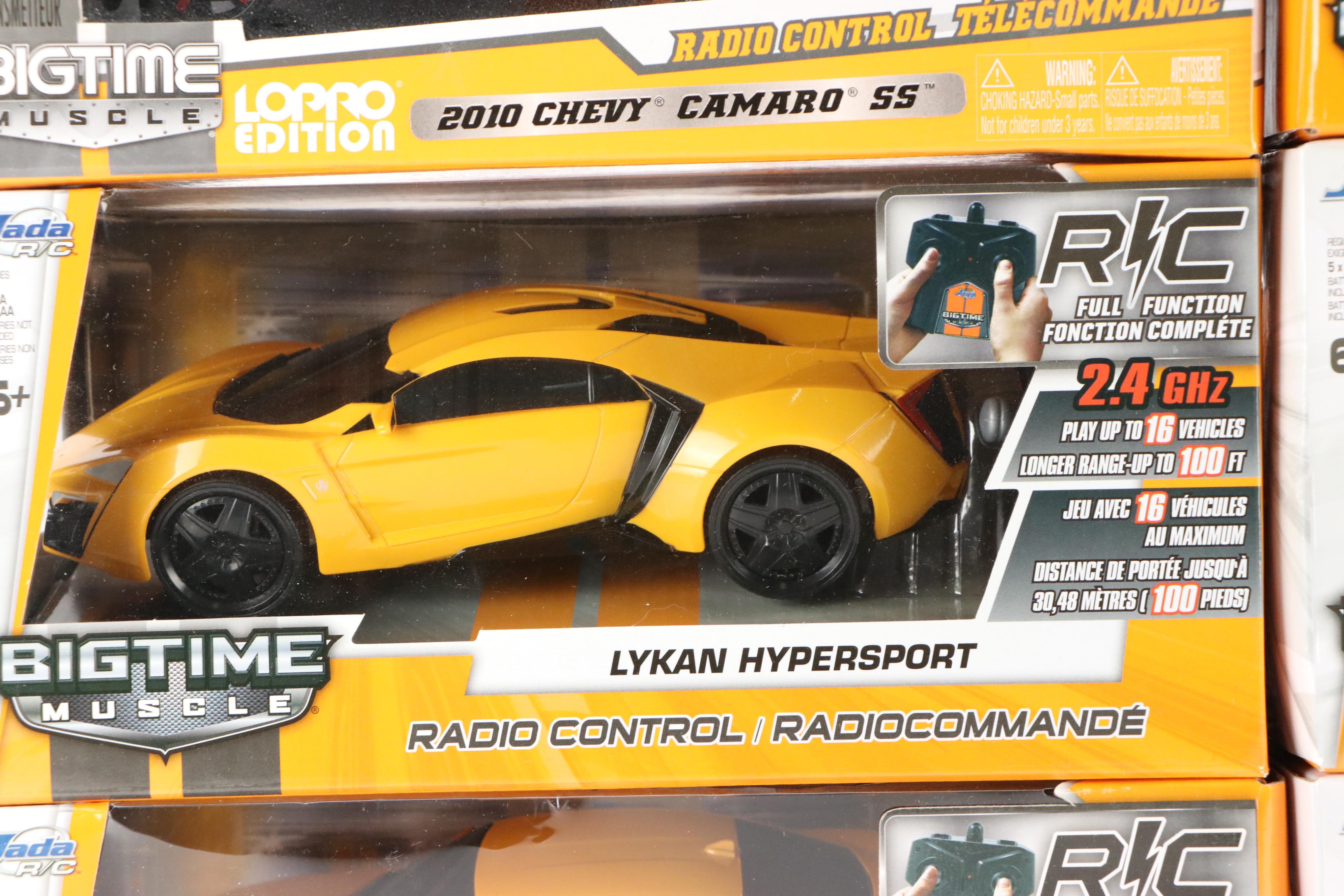 Jada Big Muscle "Chevy Camaro SS" and More Radio Control Cars