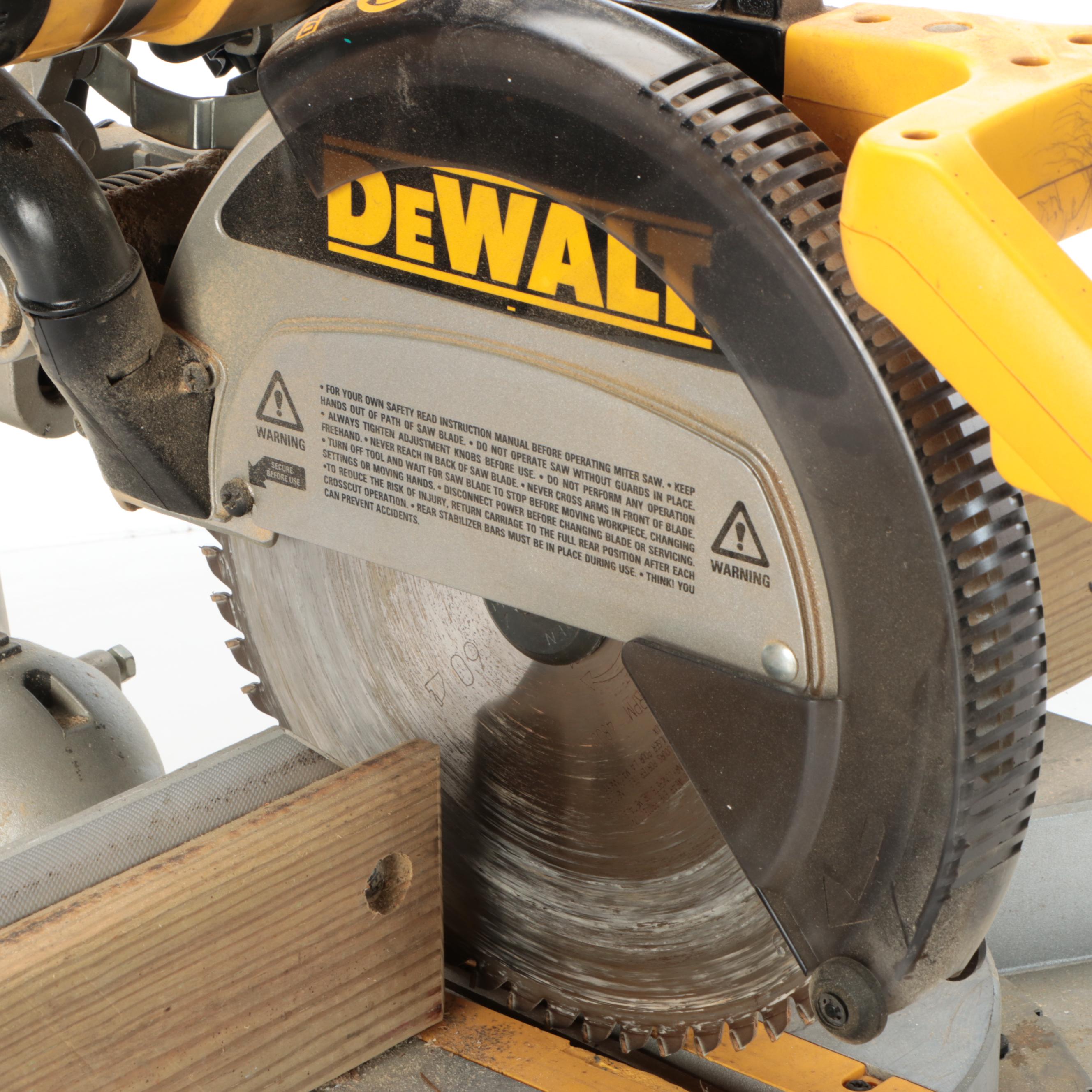 DeWalt DW708 Compound Miter Saw