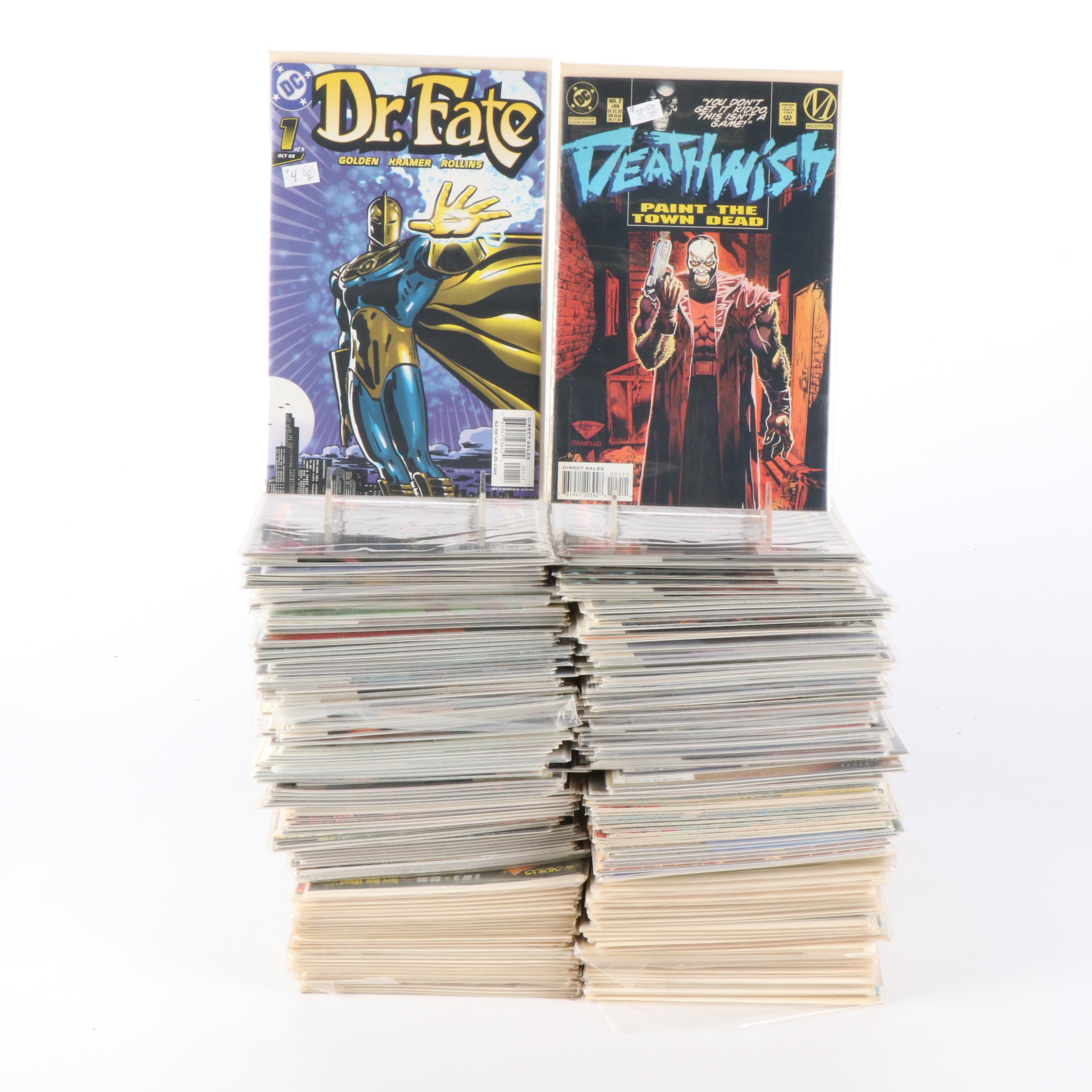 Modern Age Comic Books Featuring "Darkhawk", "Dinosaurs For Hire", and More