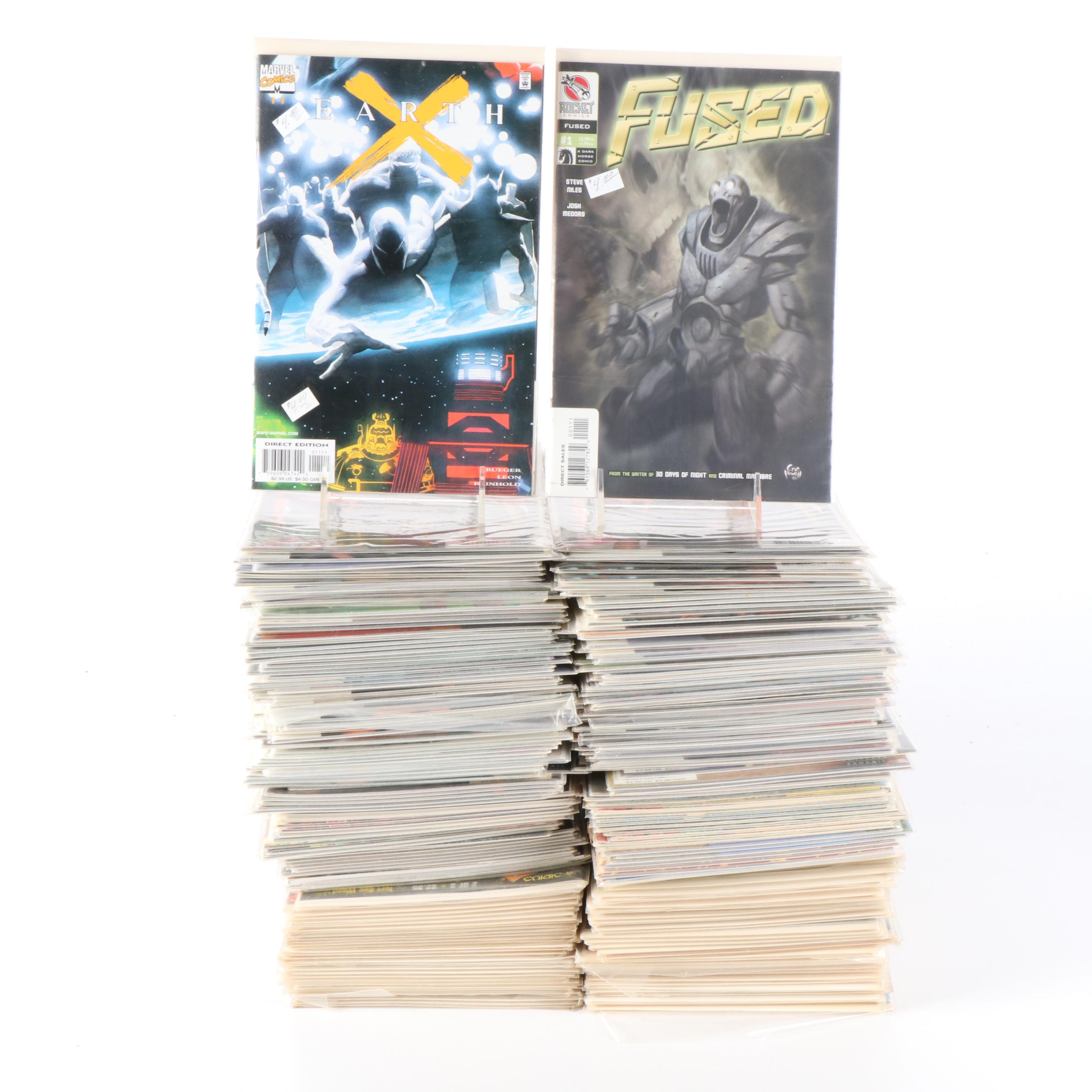 Modern Age Comic Books Featuring "Darkhawk", "Dinosaurs For Hire", and More