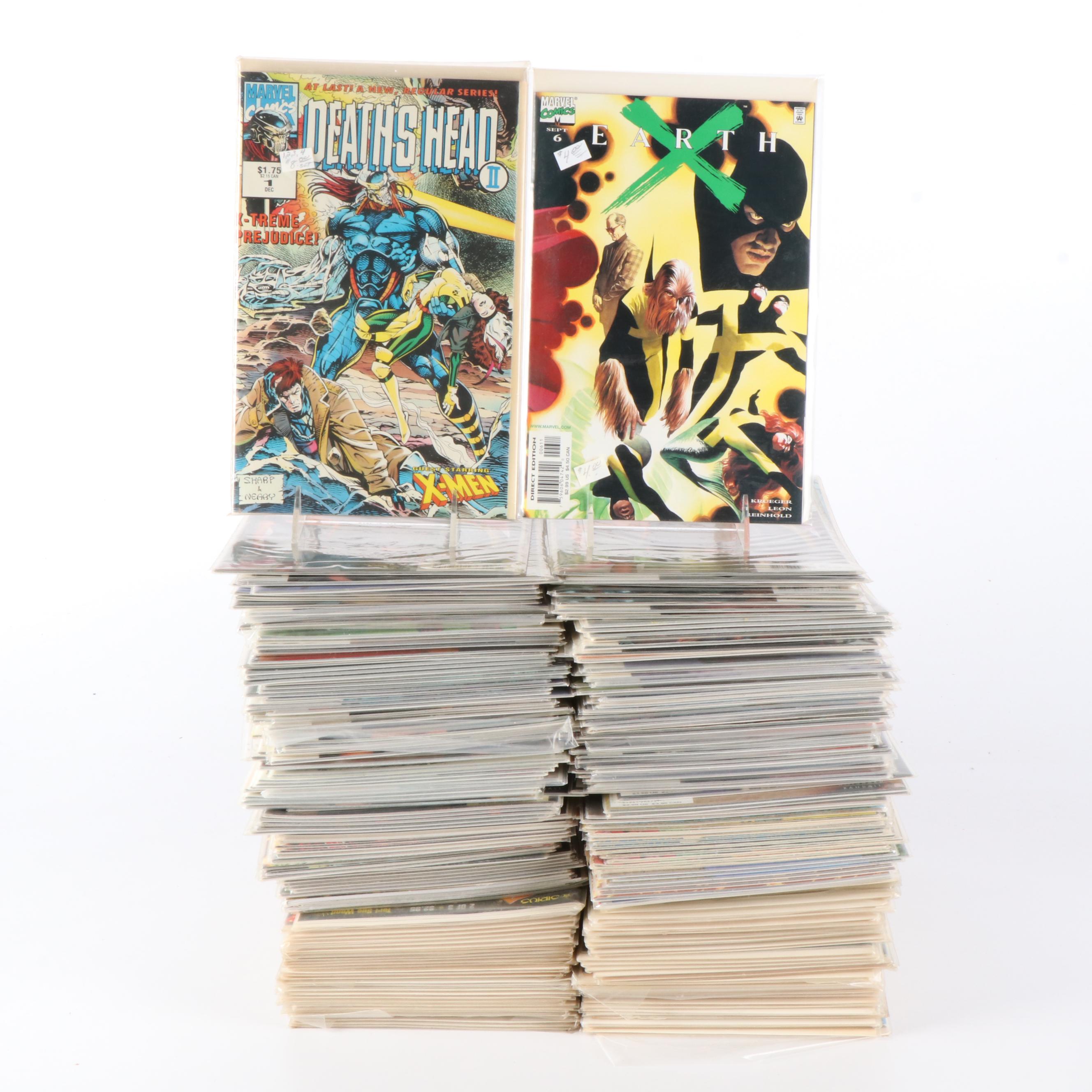 Modern Age Comic Books Featuring "Darkhawk", "Dinosaurs For Hire", and More