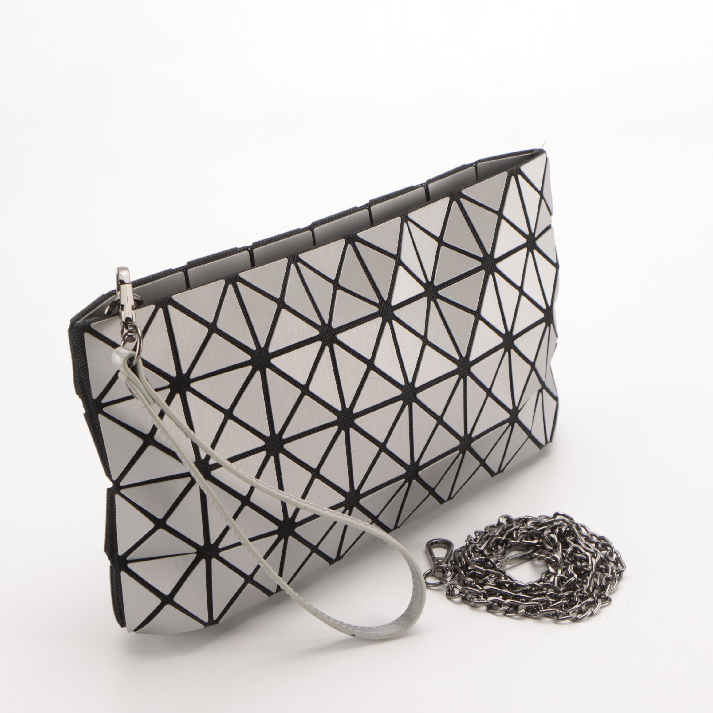 INZI Reflective Paneled Crossbody Clutch Bag