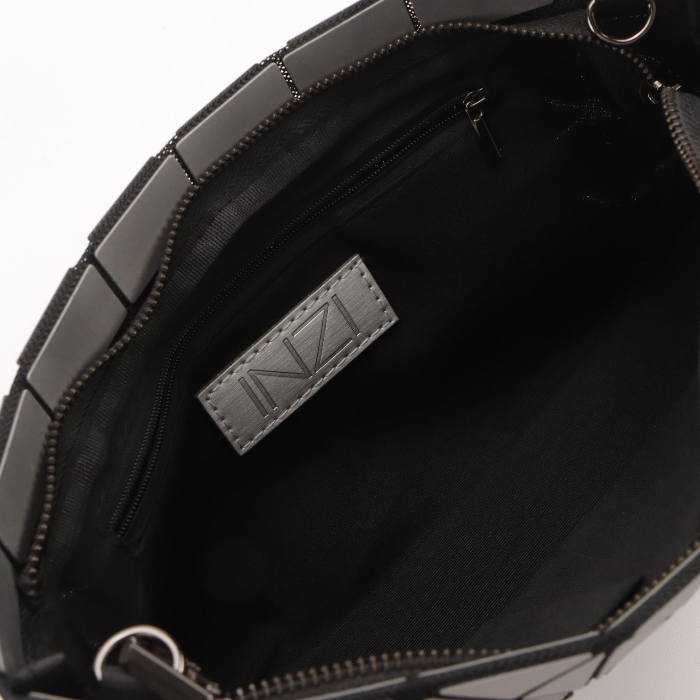 INZI Reflective Paneled Crossbody Clutch Bag