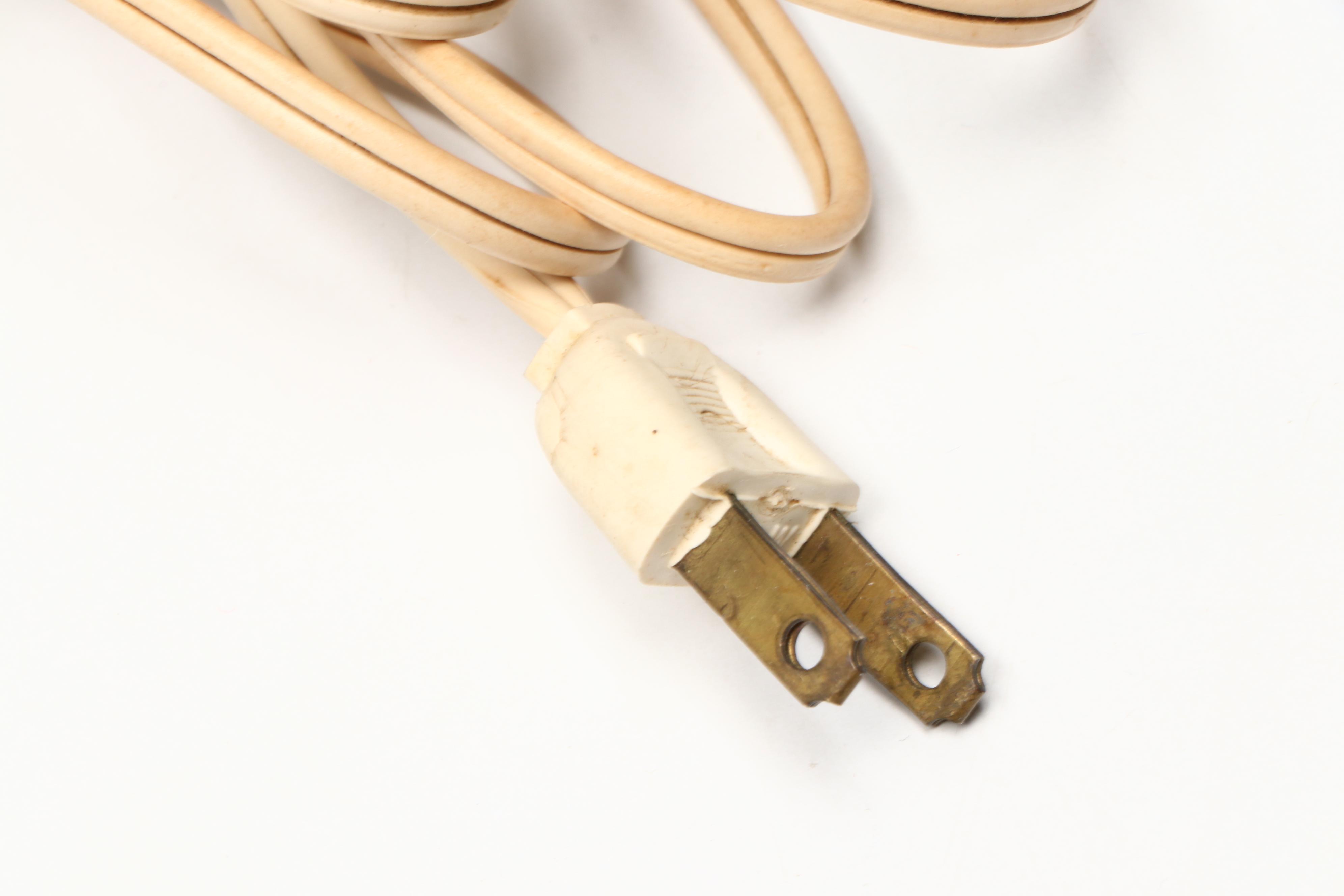 Victorian Glass Oil Lamp with Milk Glass Shade, French Adapted Mid-20th C.