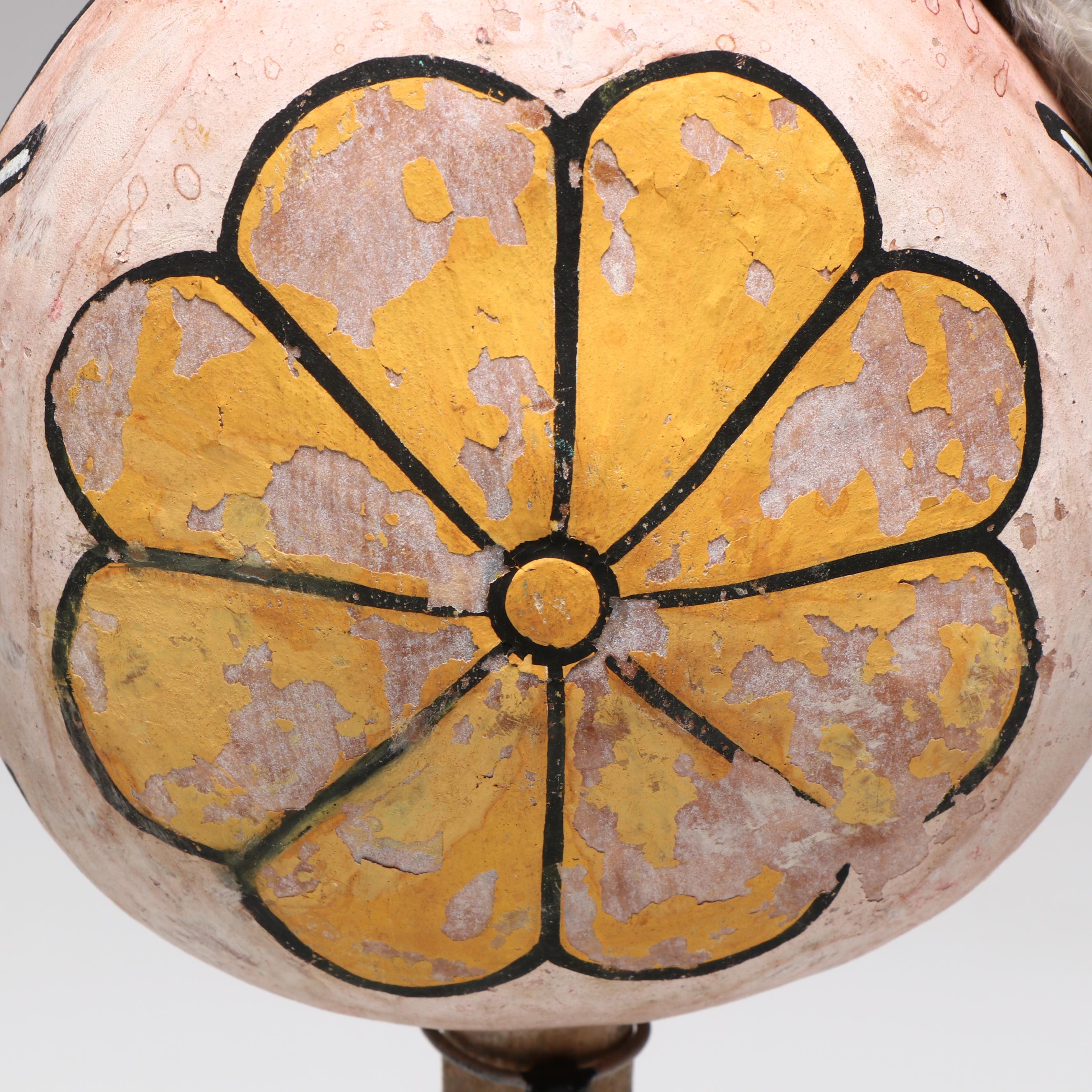 Two Indigenous Southwest Hopi/Pueblo Gourd Rattles