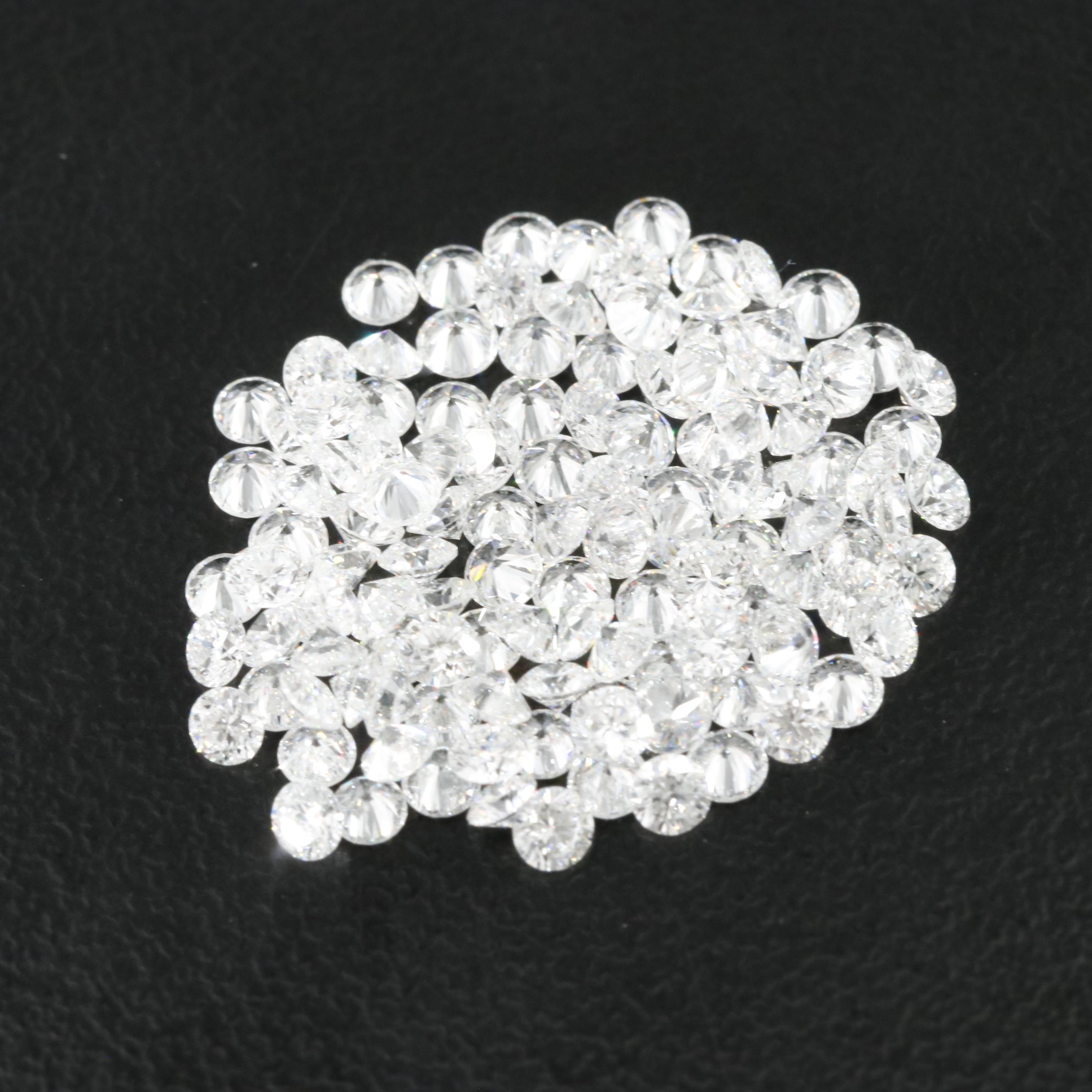 Loose 5.09 CTW Lab Grown Diamonds