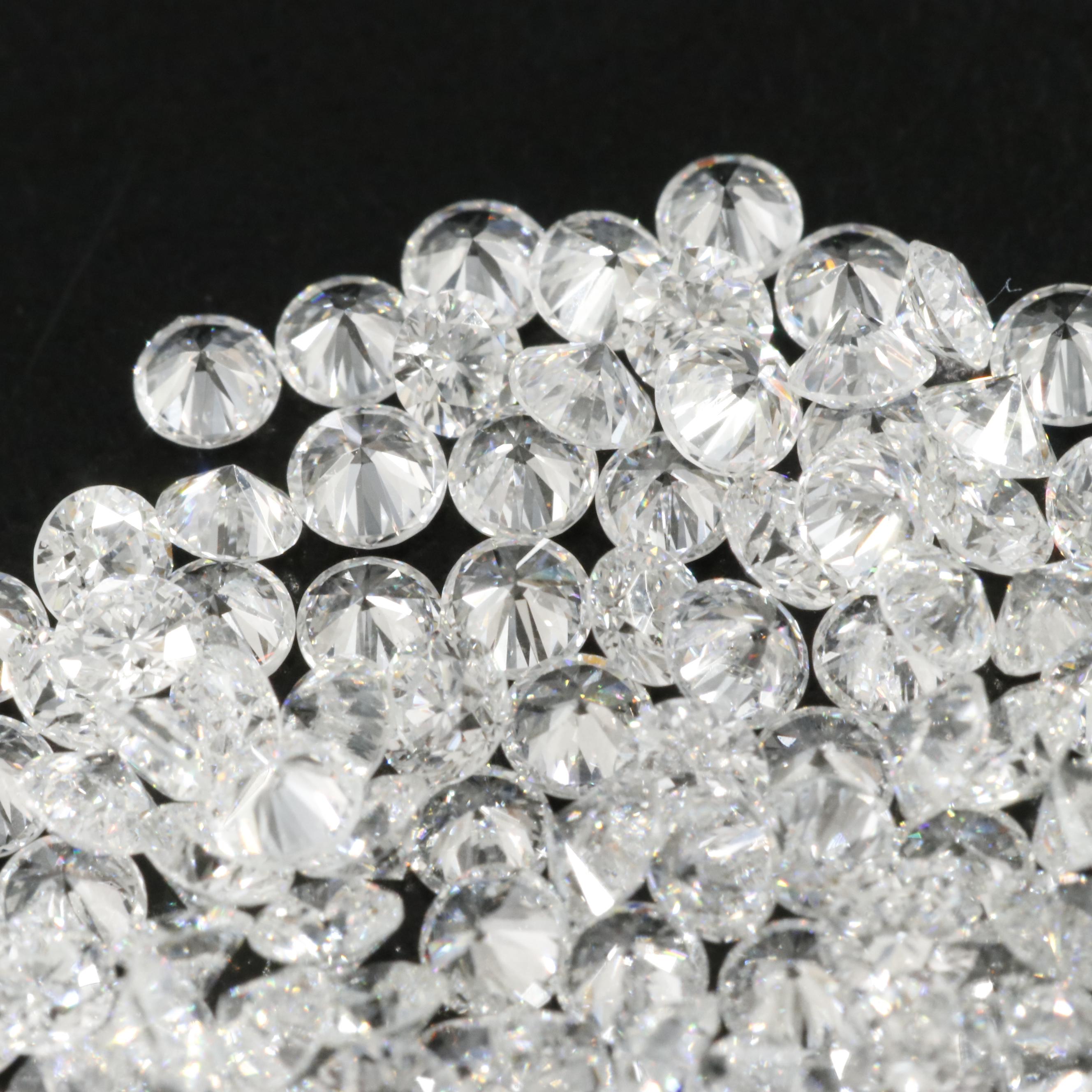 Loose 5.09 CTW Lab Grown Diamonds