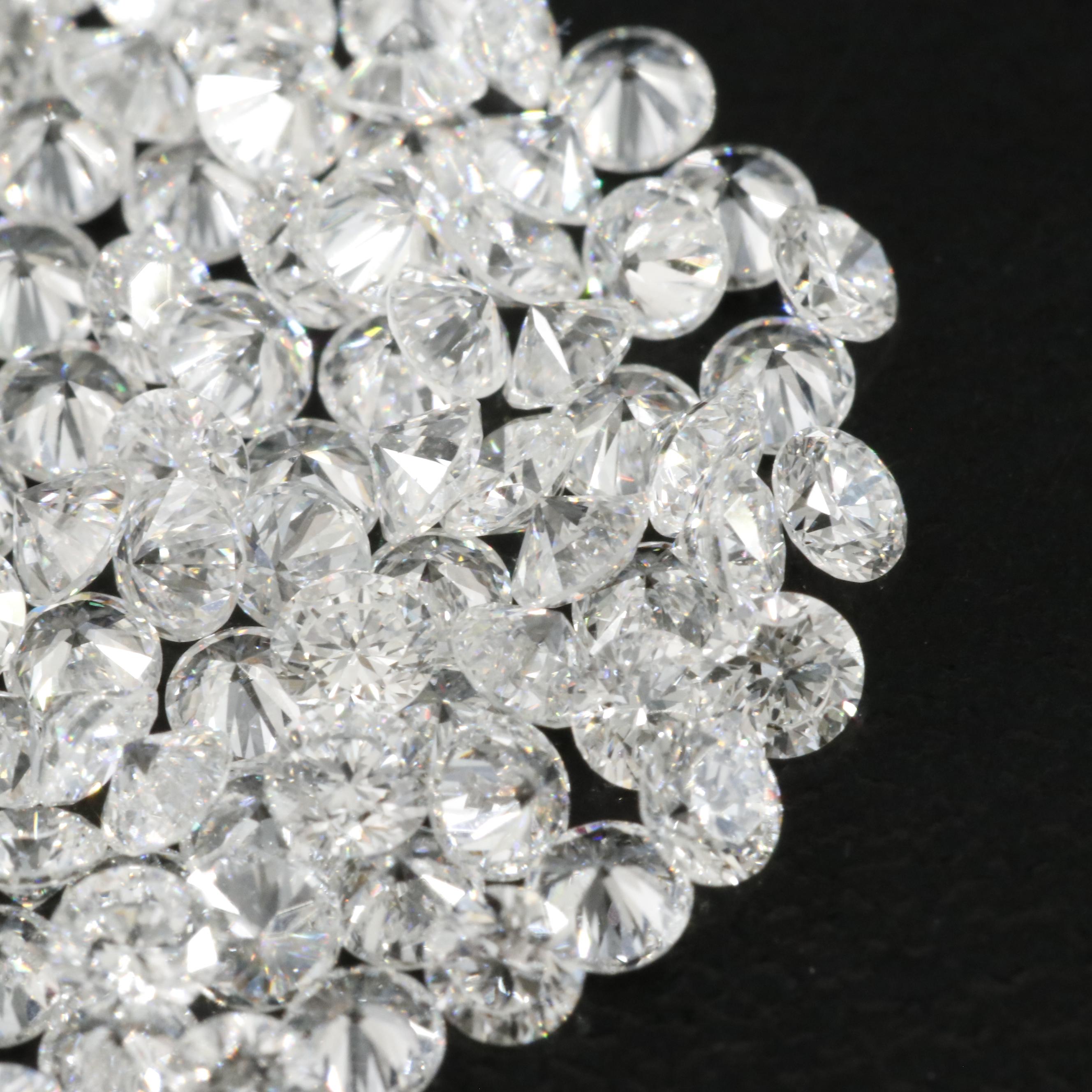 Loose 5.09 CTW Lab Grown Diamonds