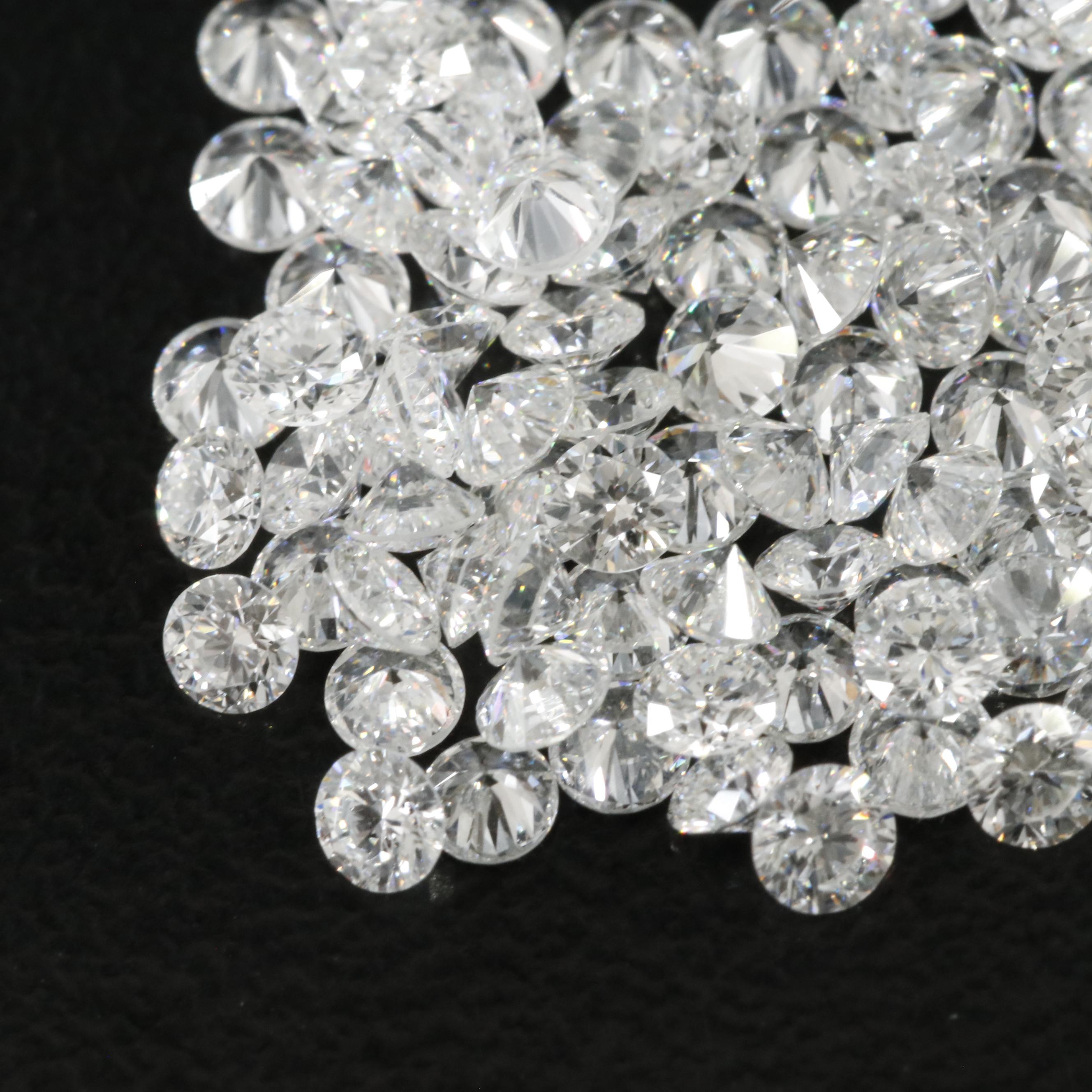 Loose 5.09 CTW Lab Grown Diamonds