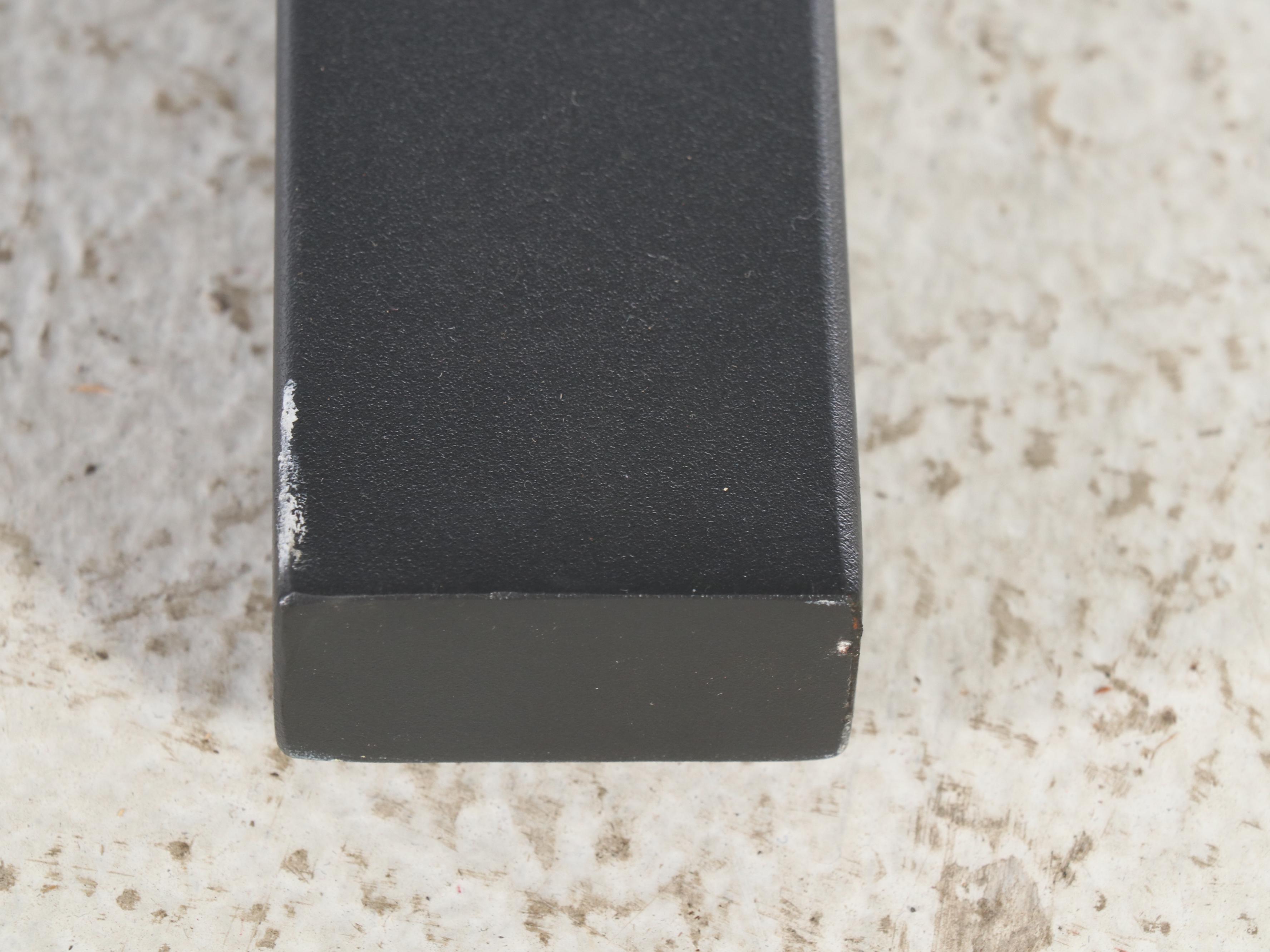 Contemporary Modern Metal Frame L-Shaped Desk with Glass Top