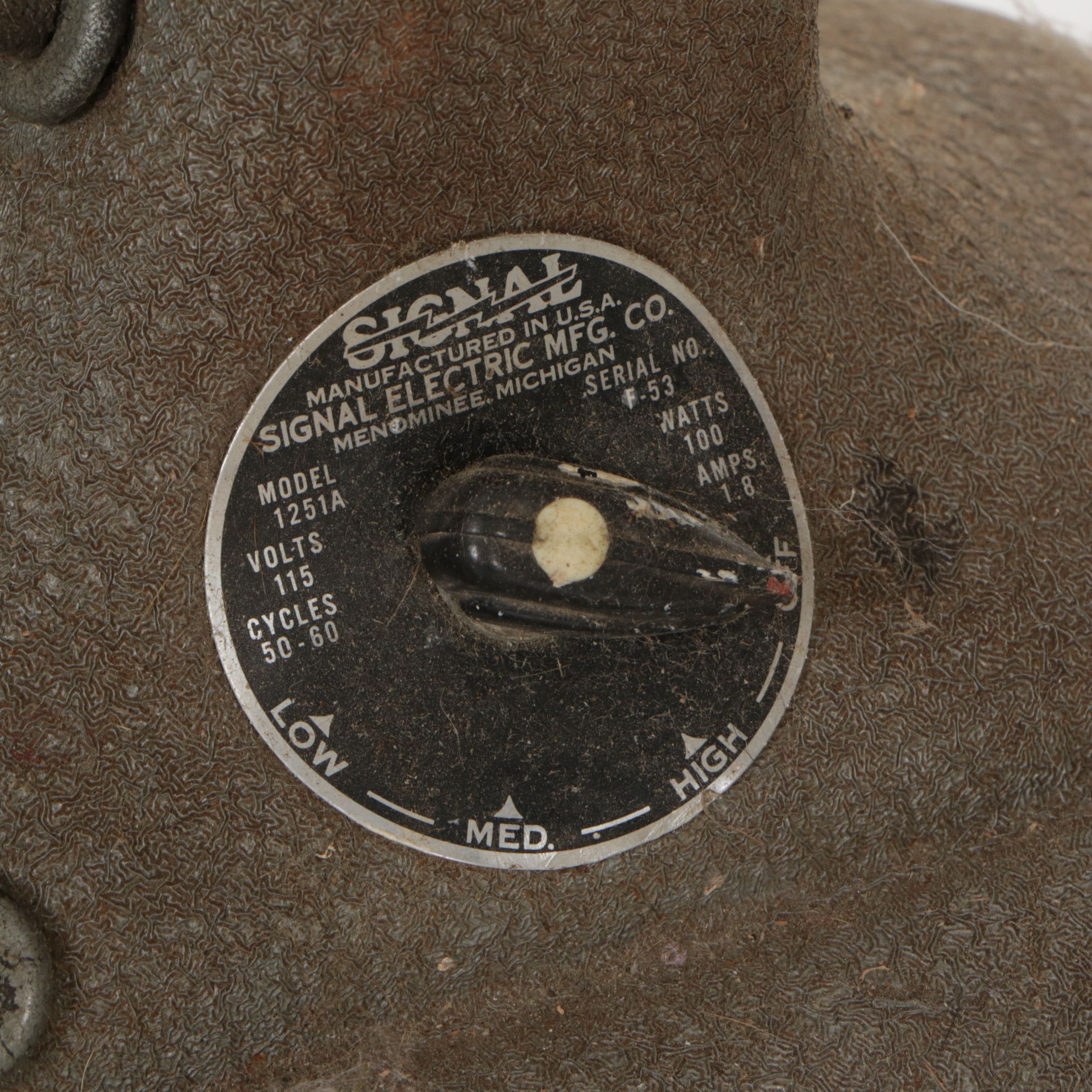 General Electric, Westinghouse, and Signal Ocillating Fans, Mid-20th Century