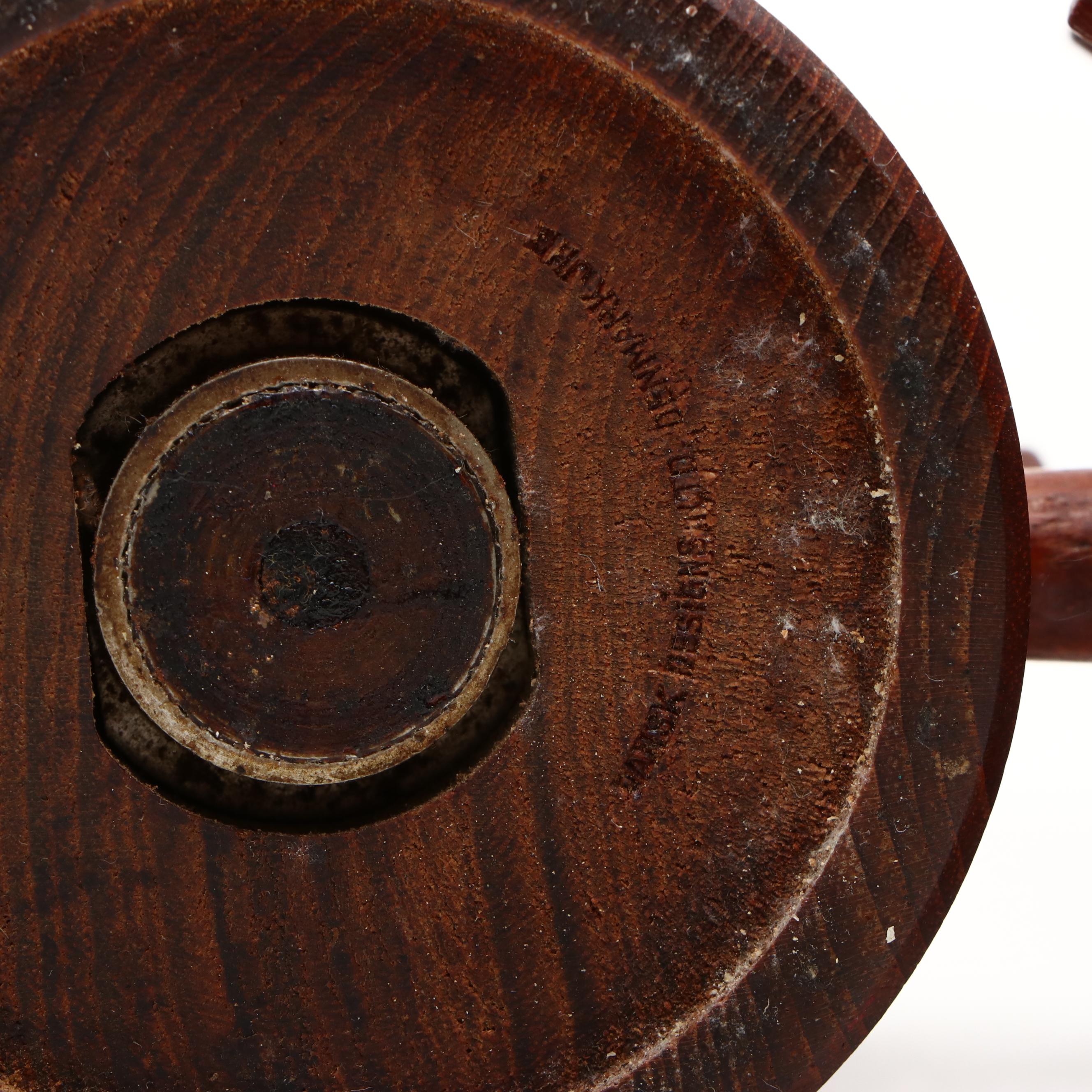 Jens Quistgaard Style Danish Modern Teak "Anchor" Salt and Pepper Set