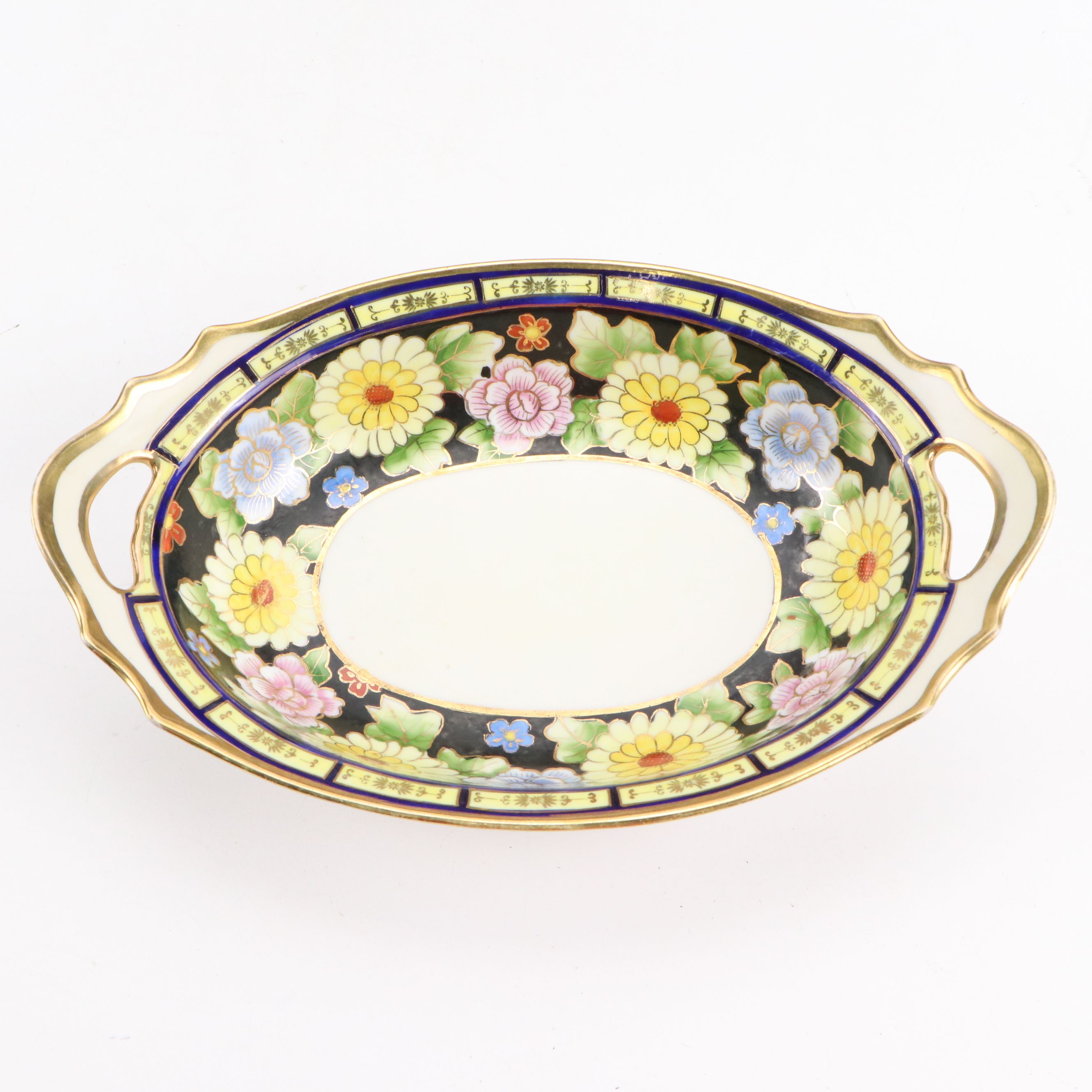 Japanese Imari Plate with Other Porcelain Décor