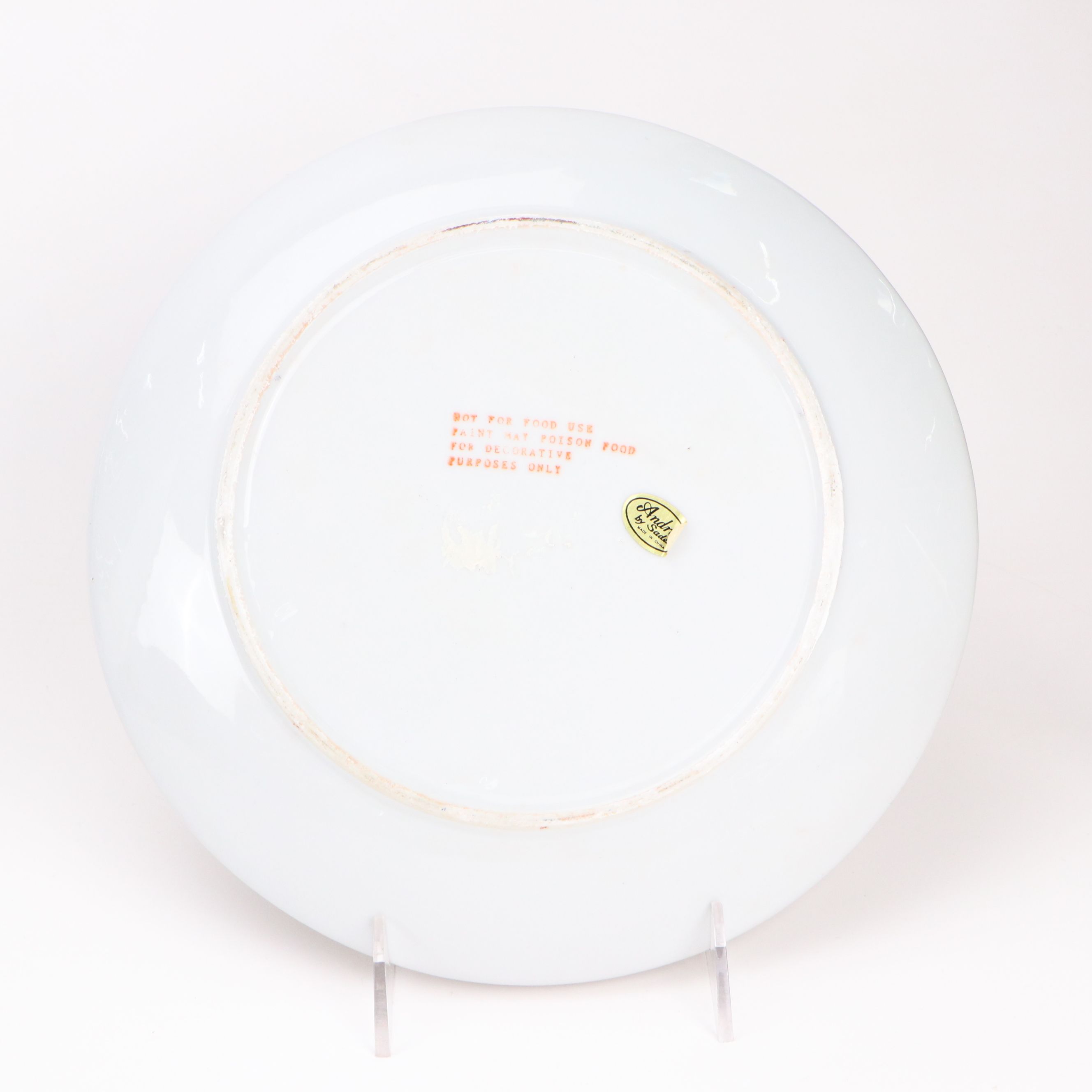 Japanese Imari Plate with Other Porcelain Décor