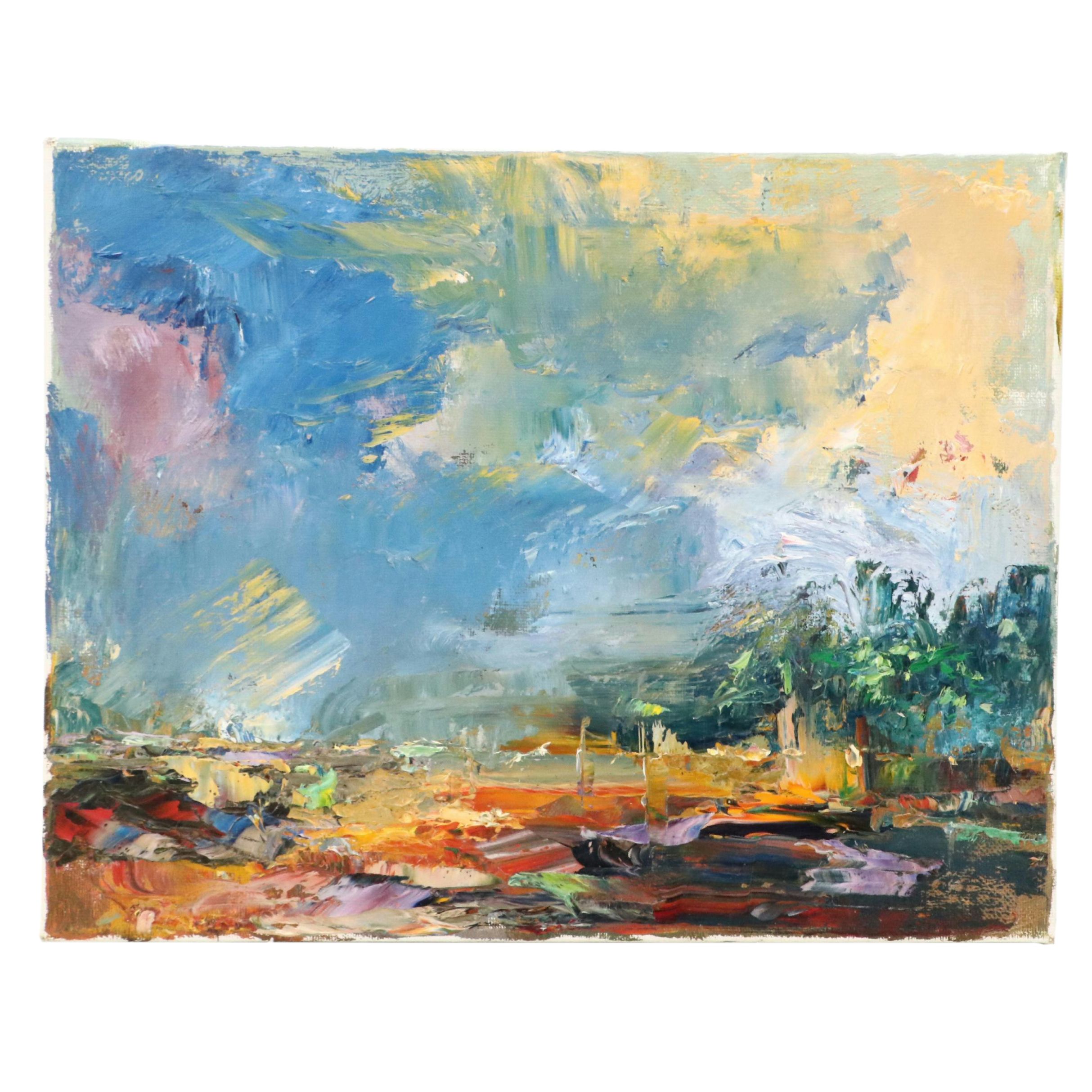 Leif Janek Landscape Oil Painting, 21st Century