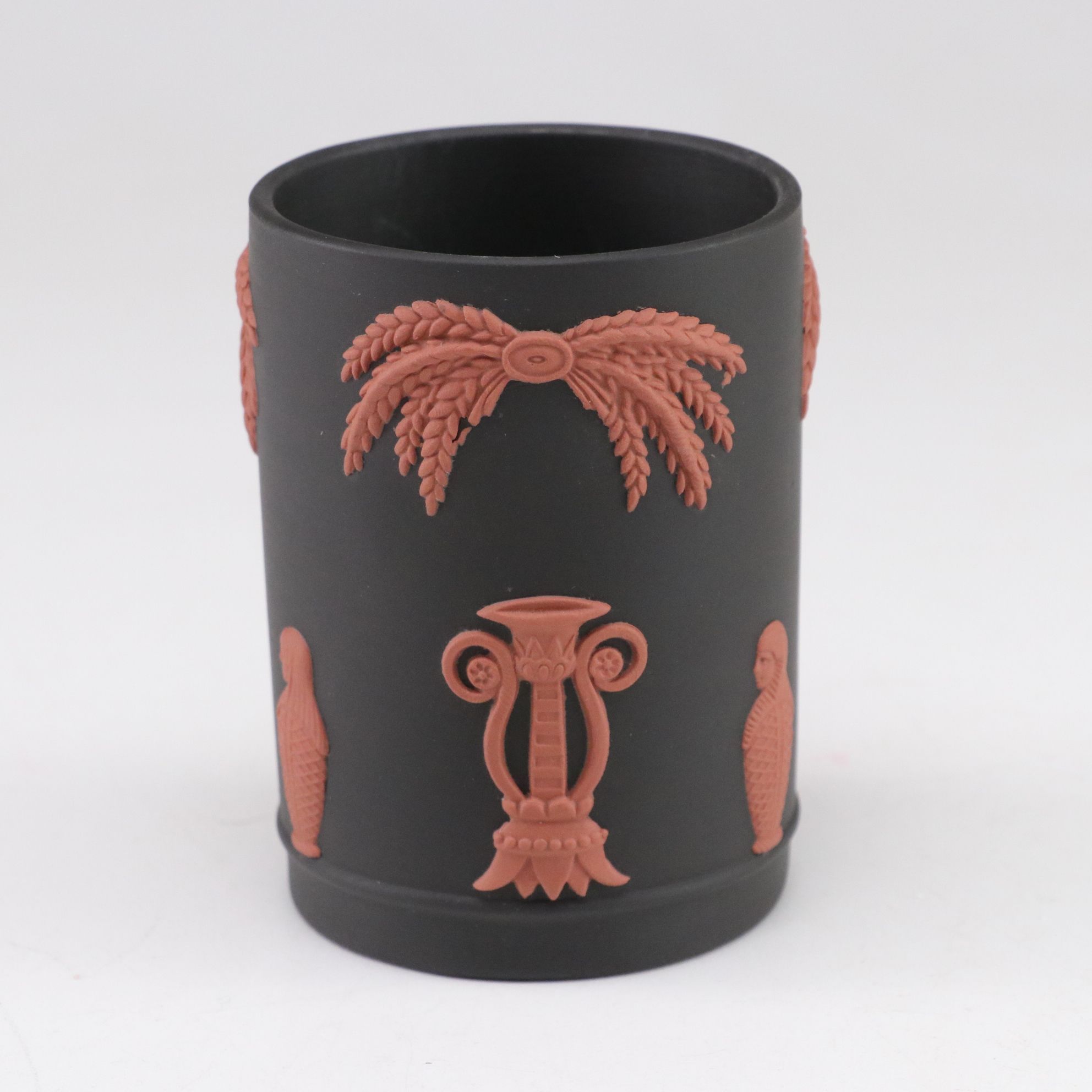 Wedgwood Terracotta Black Jasperware, Royal Doulton Flambé Swung Vase & More