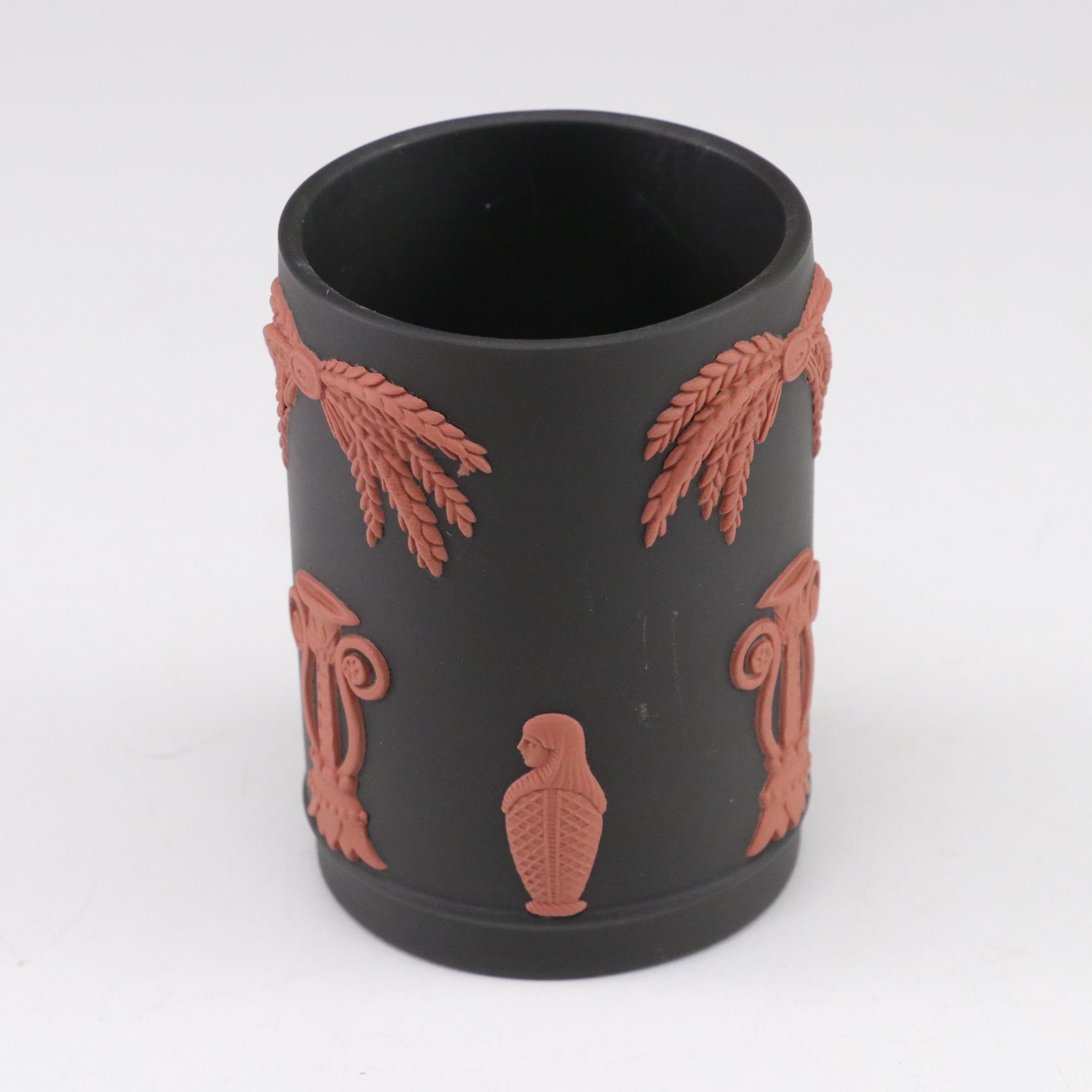 Wedgwood Terracotta Black Jasperware, Royal Doulton Flambé Swung Vase & More