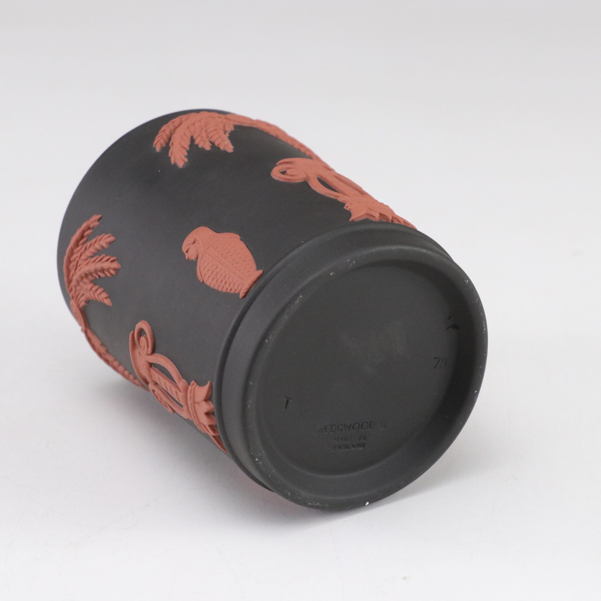 Wedgwood Terracotta Black Jasperware, Royal Doulton Flambé Swung Vase & More