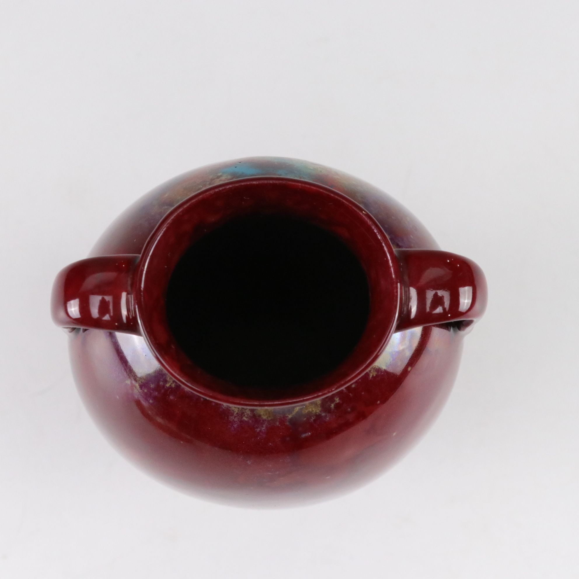 Wedgwood Terracotta Black Jasperware, Royal Doulton Flambé Swung Vase & More