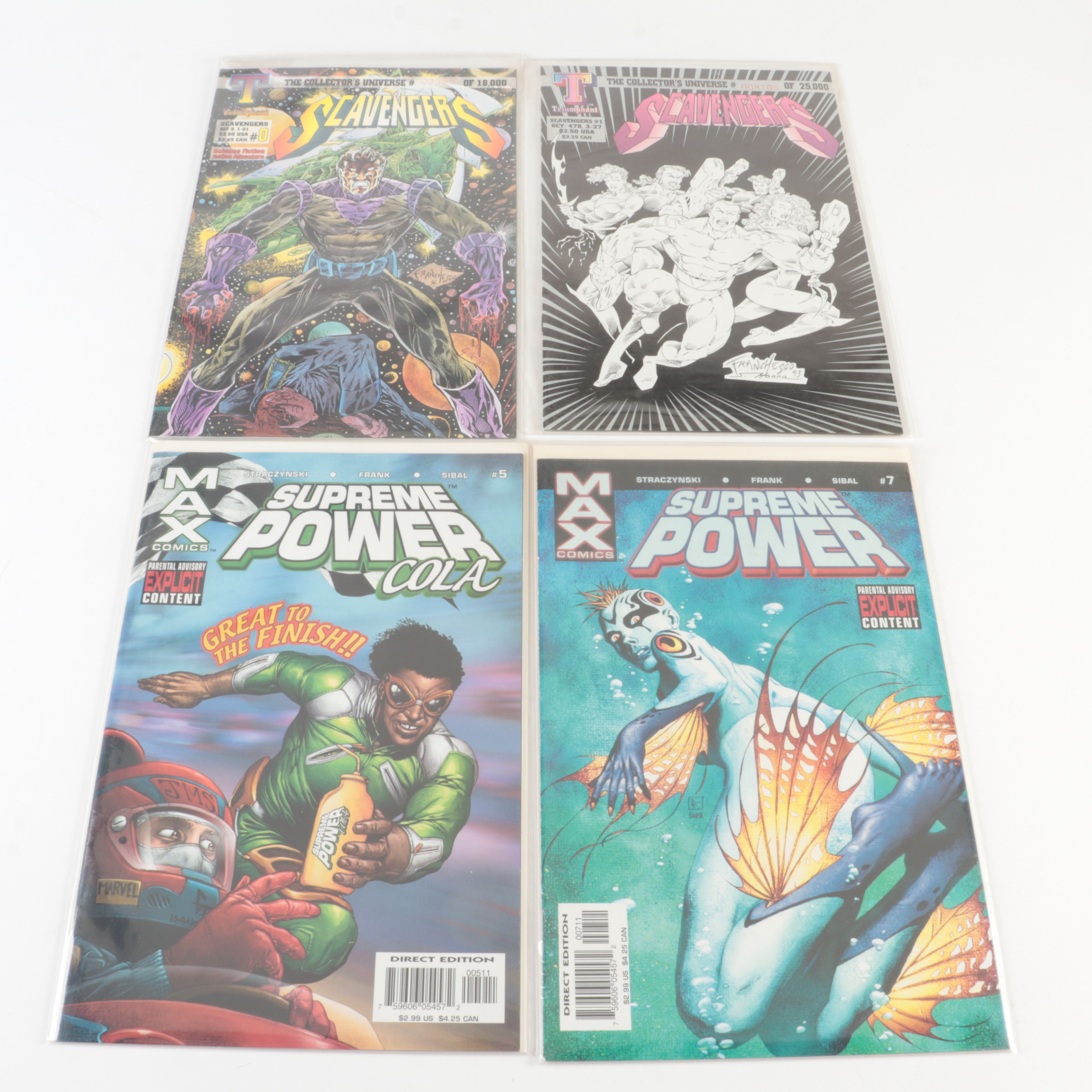 Modern Age Comic Books Featuring "Turok", "Supreme Power", and More