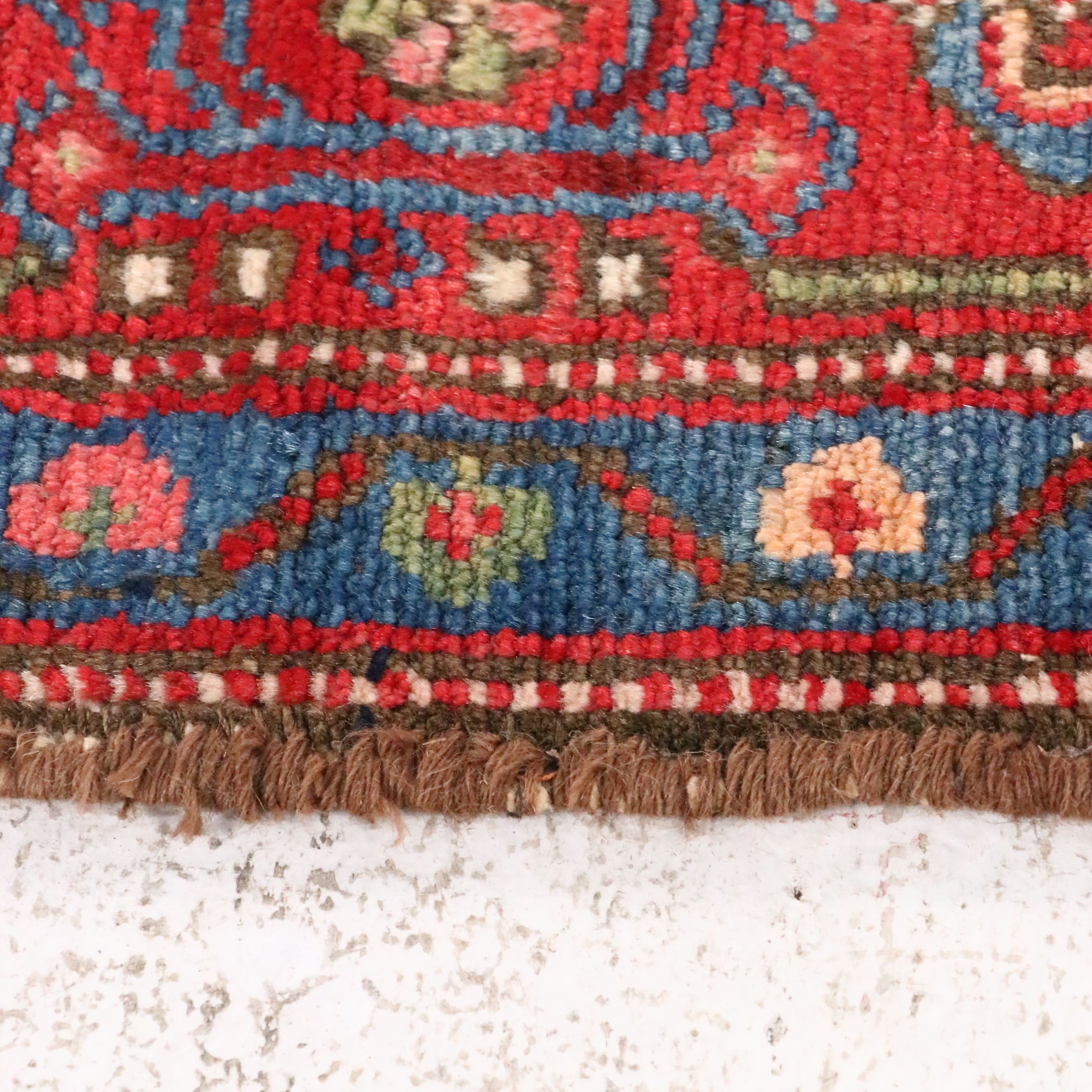 4'3 x 7' Hand-Knotted Persian Malayer Area Rug