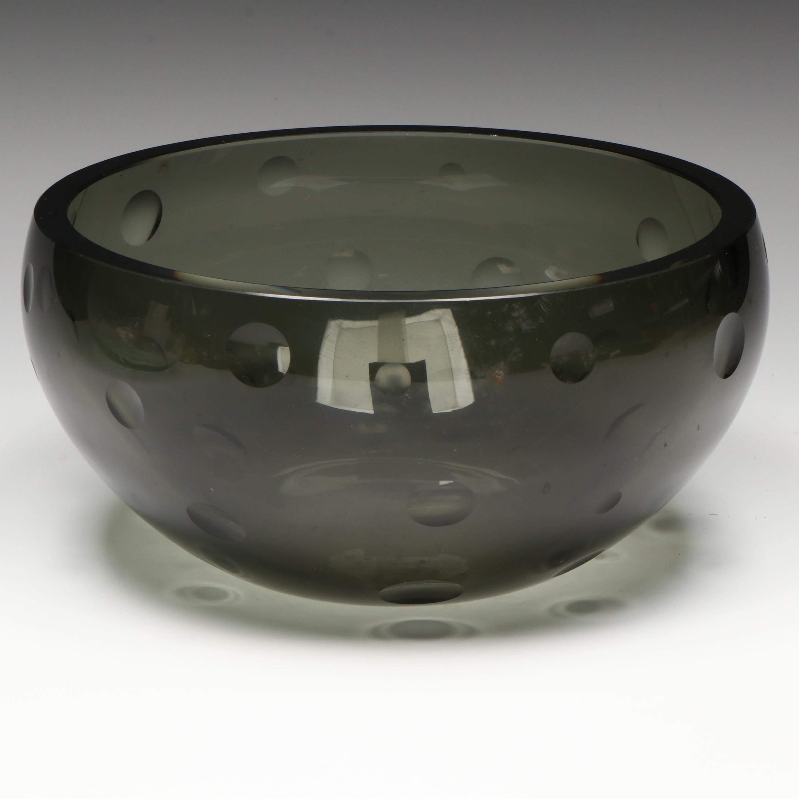 Art Glass Bowl, Style of Kaj Franck (Nuutajärvi Notsjö)