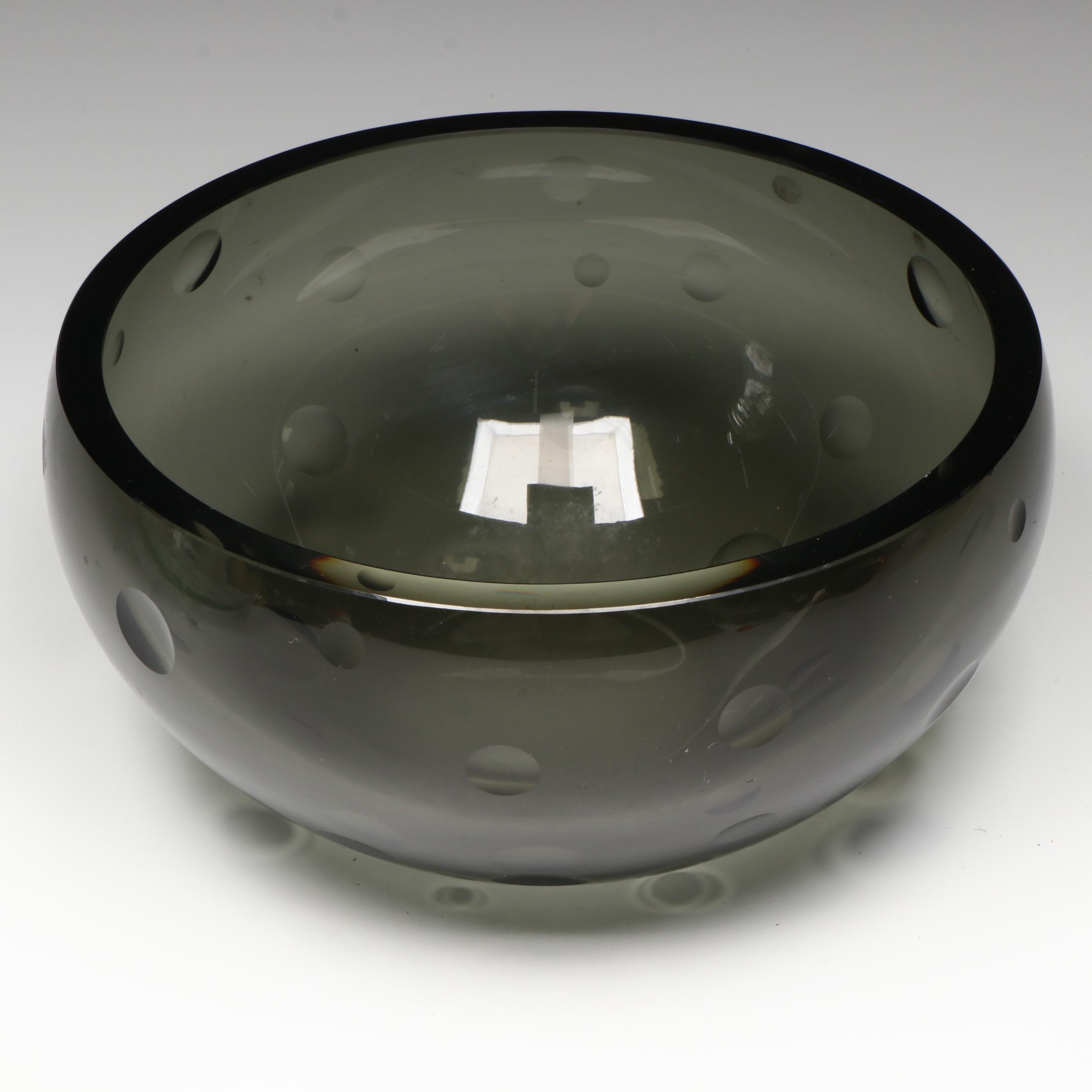 Art Glass Bowl, Style of Kaj Franck (Nuutajärvi Notsjö)