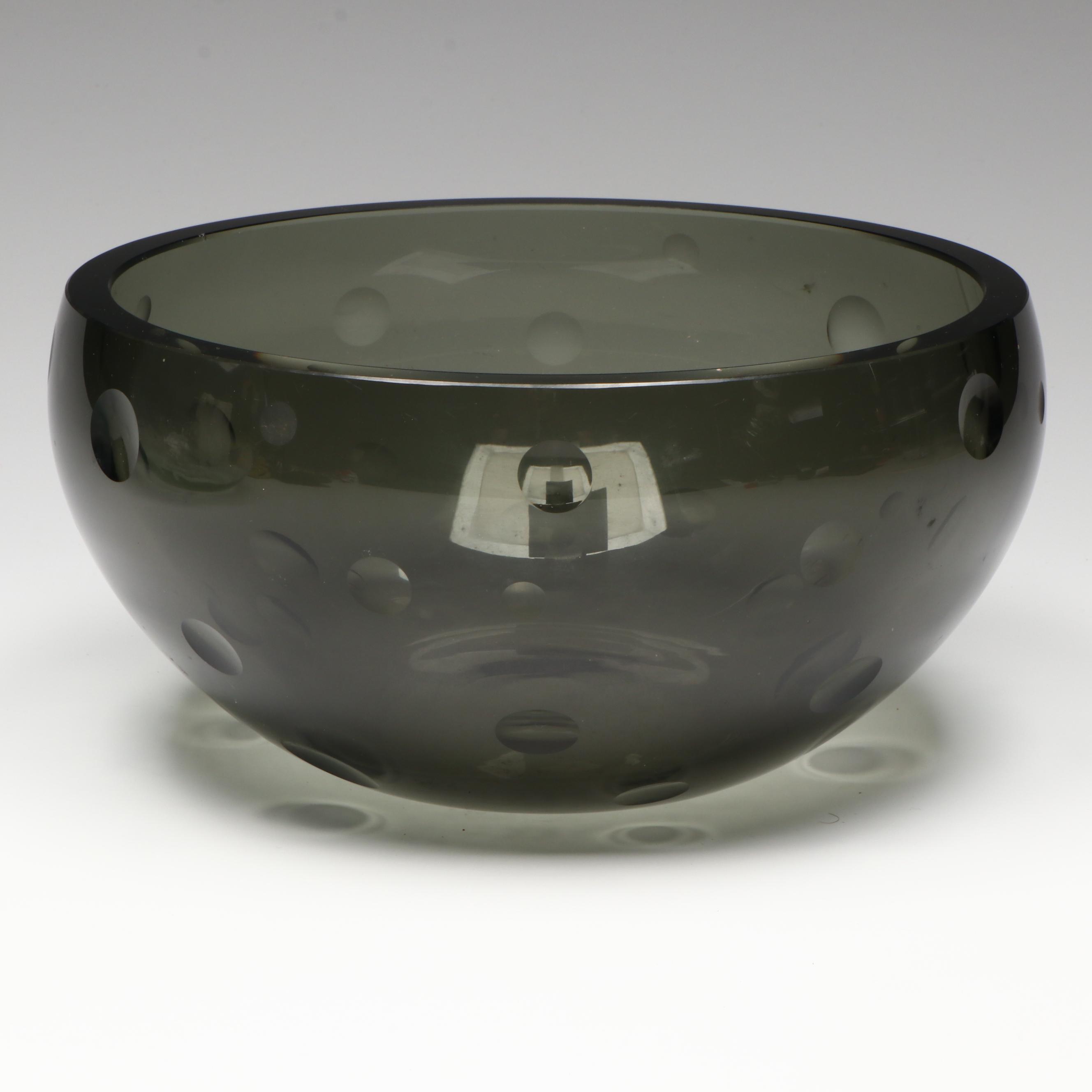 Art Glass Bowl, Style of Kaj Franck (Nuutajärvi Notsjö)