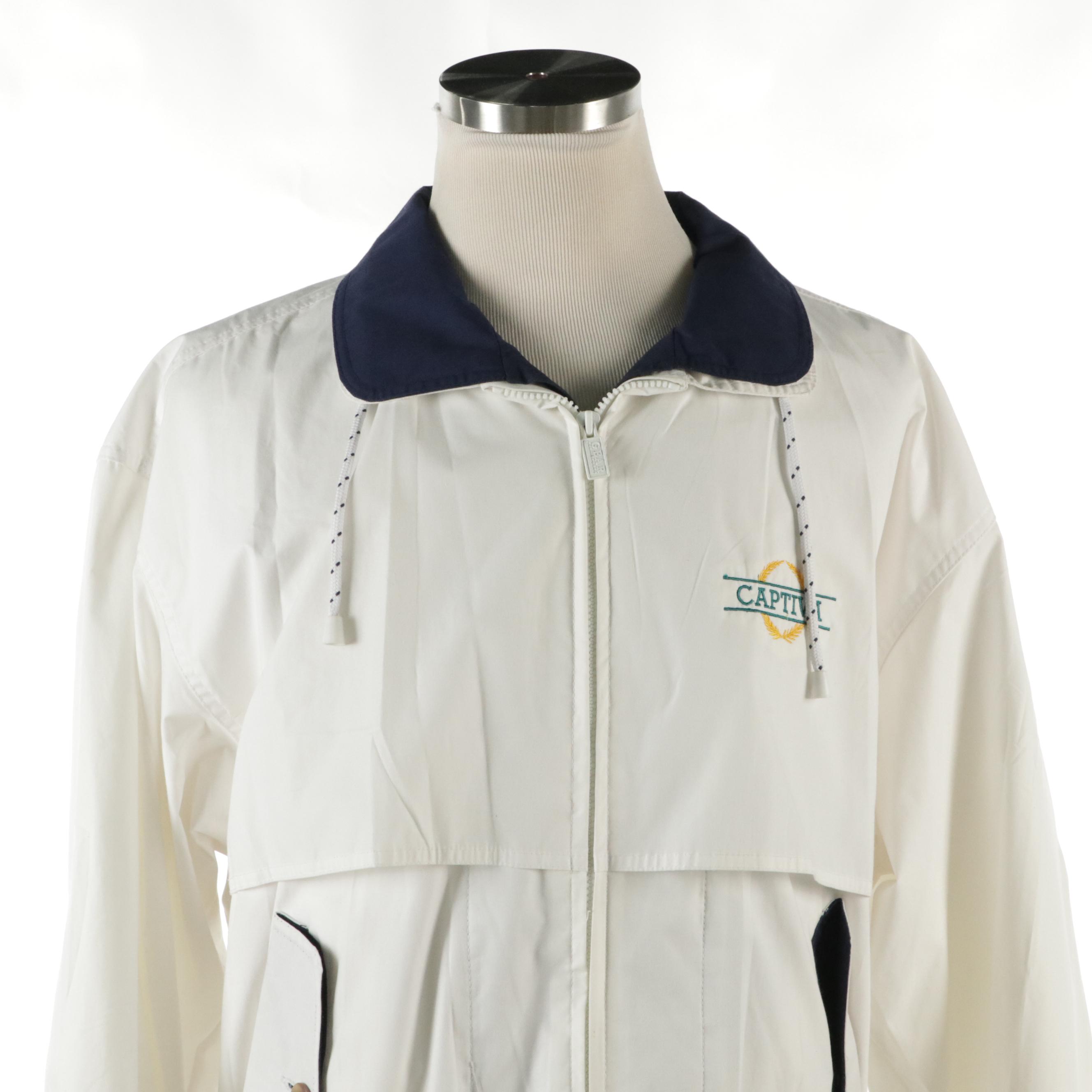 Men's Vintage Christian Dior Monsieur Front Zip Jacket & Gear Windbreaker