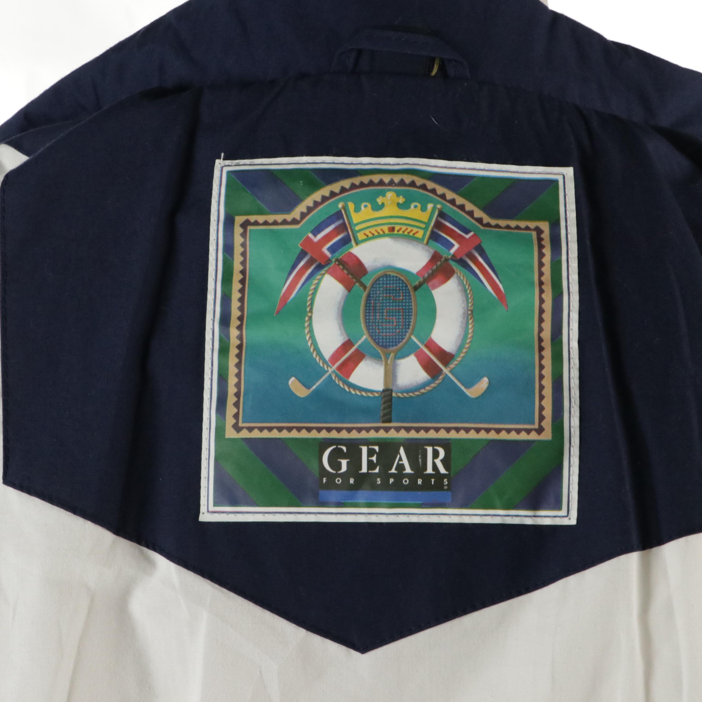 Men's Vintage Christian Dior Monsieur Front Zip Jacket & Gear Windbreaker