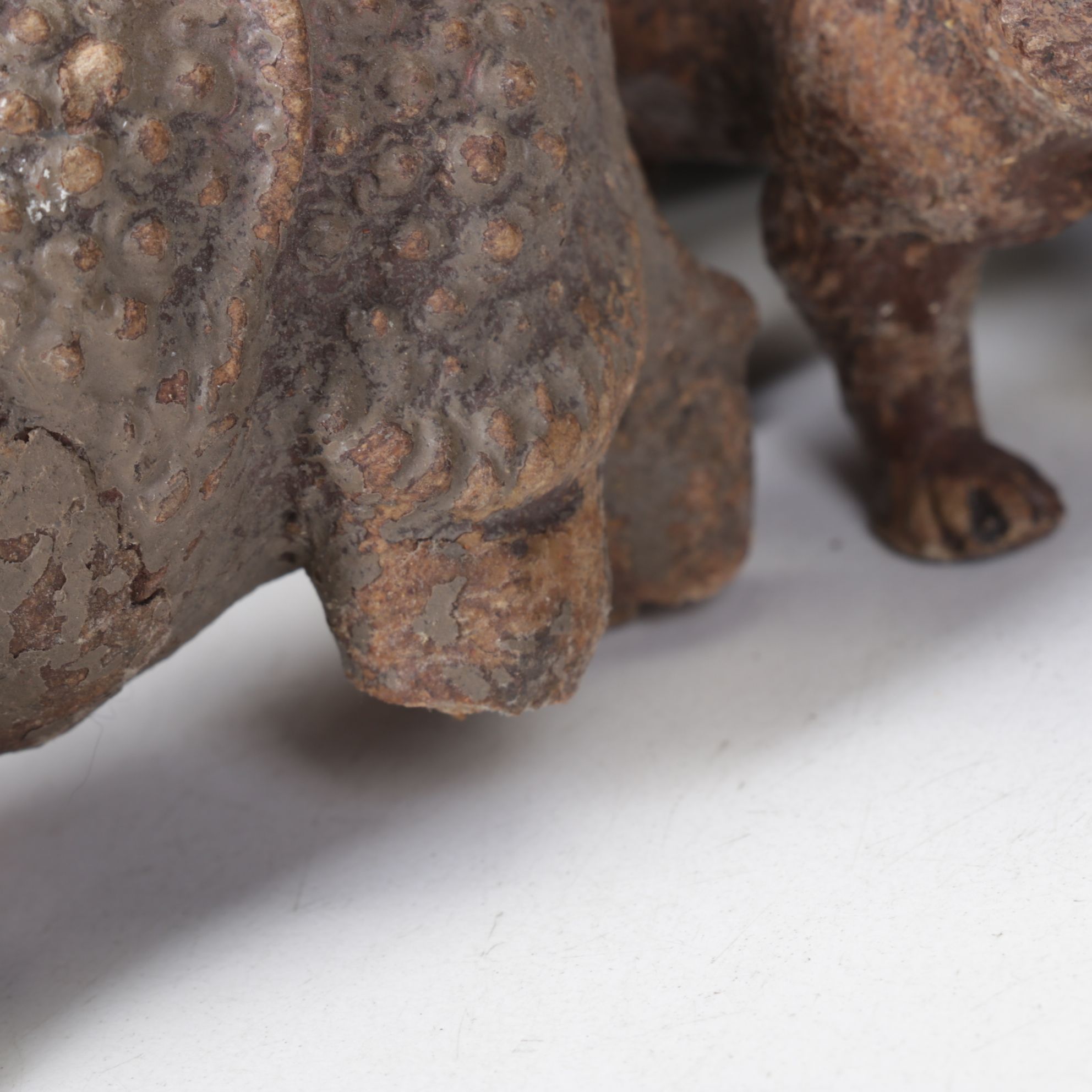 German Noah's Ark Play Set with Animal Figurines, Mid-20th Century