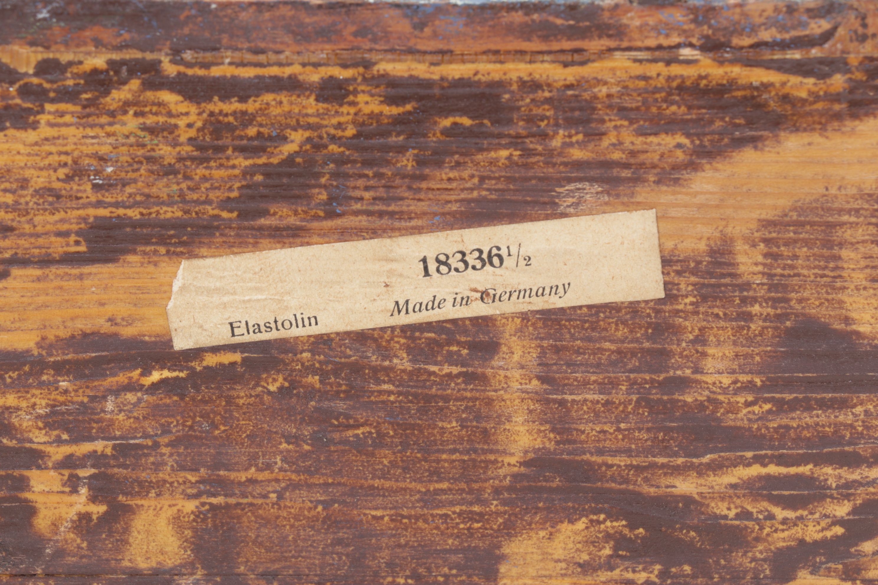 German Noah's Ark Play Set with Animal Figurines, Mid-20th Century