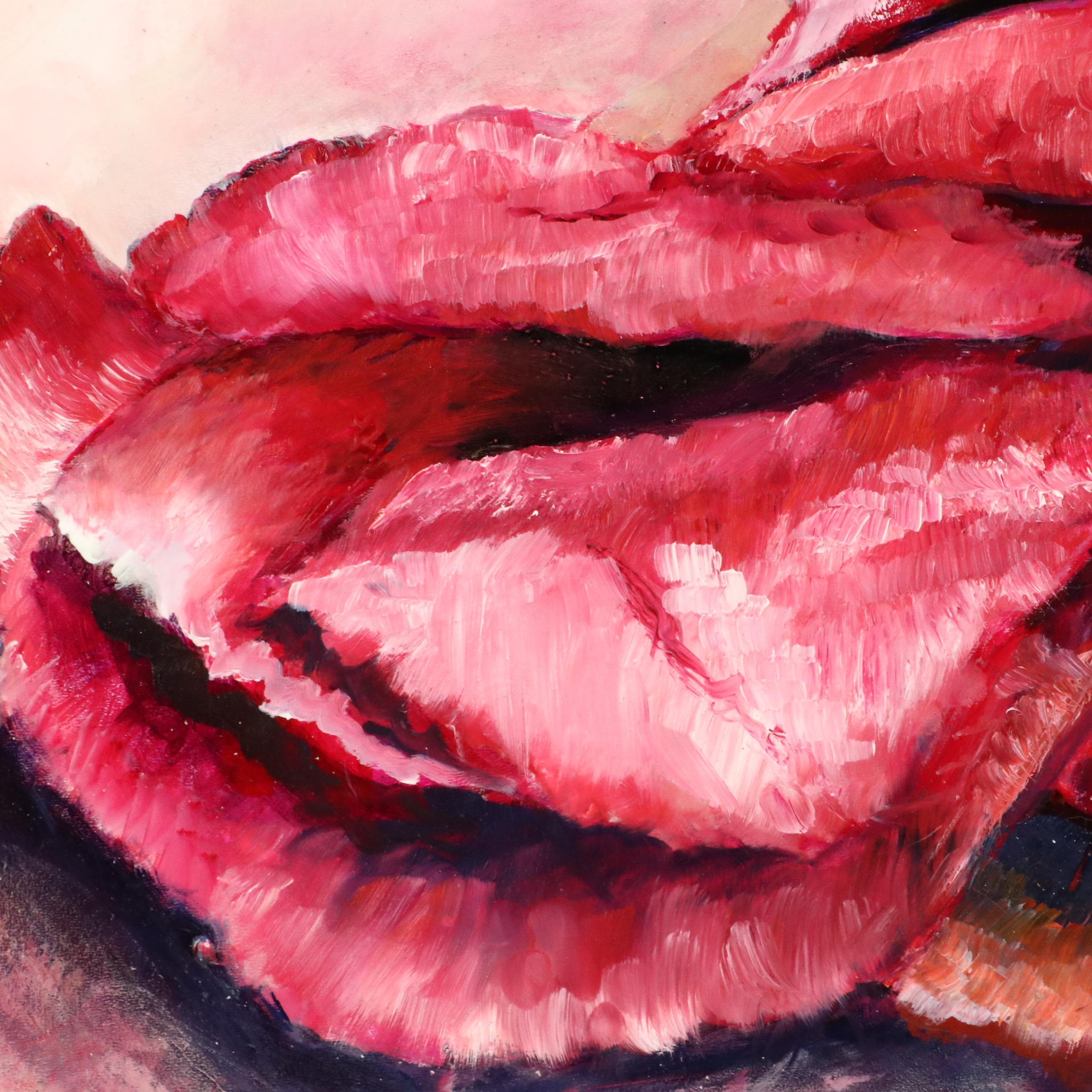 James Conroy Oil Painting of Abstracted Form