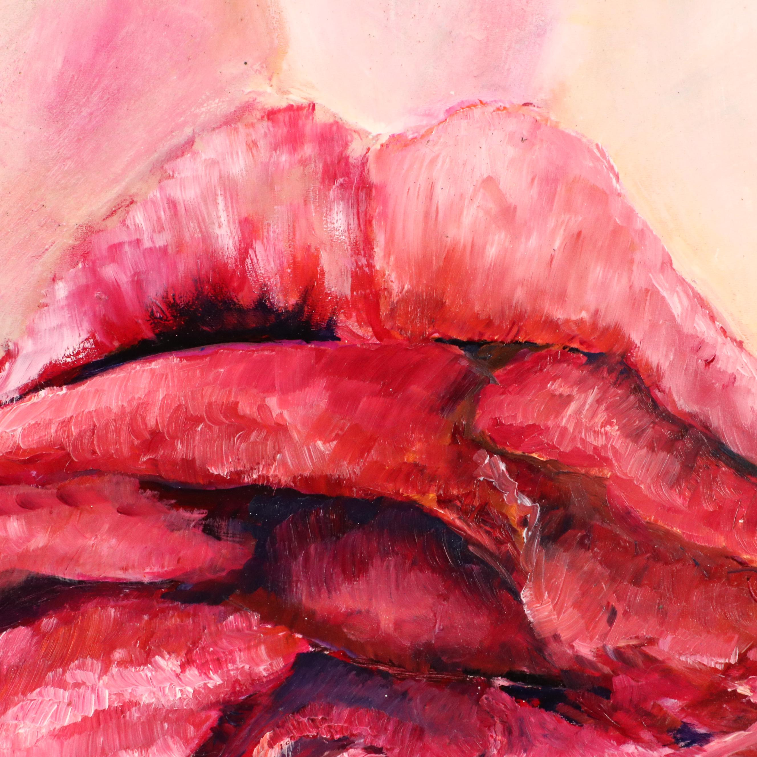 James Conroy Oil Painting of Abstracted Form